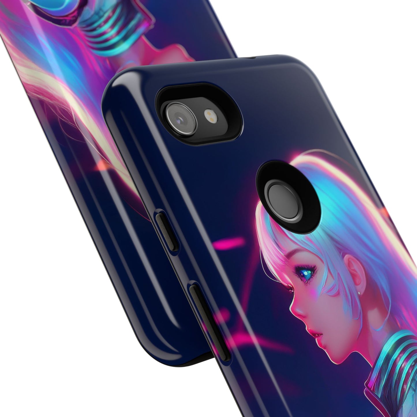 Futuristic Cyberpunk Female Cell Phone Case 009