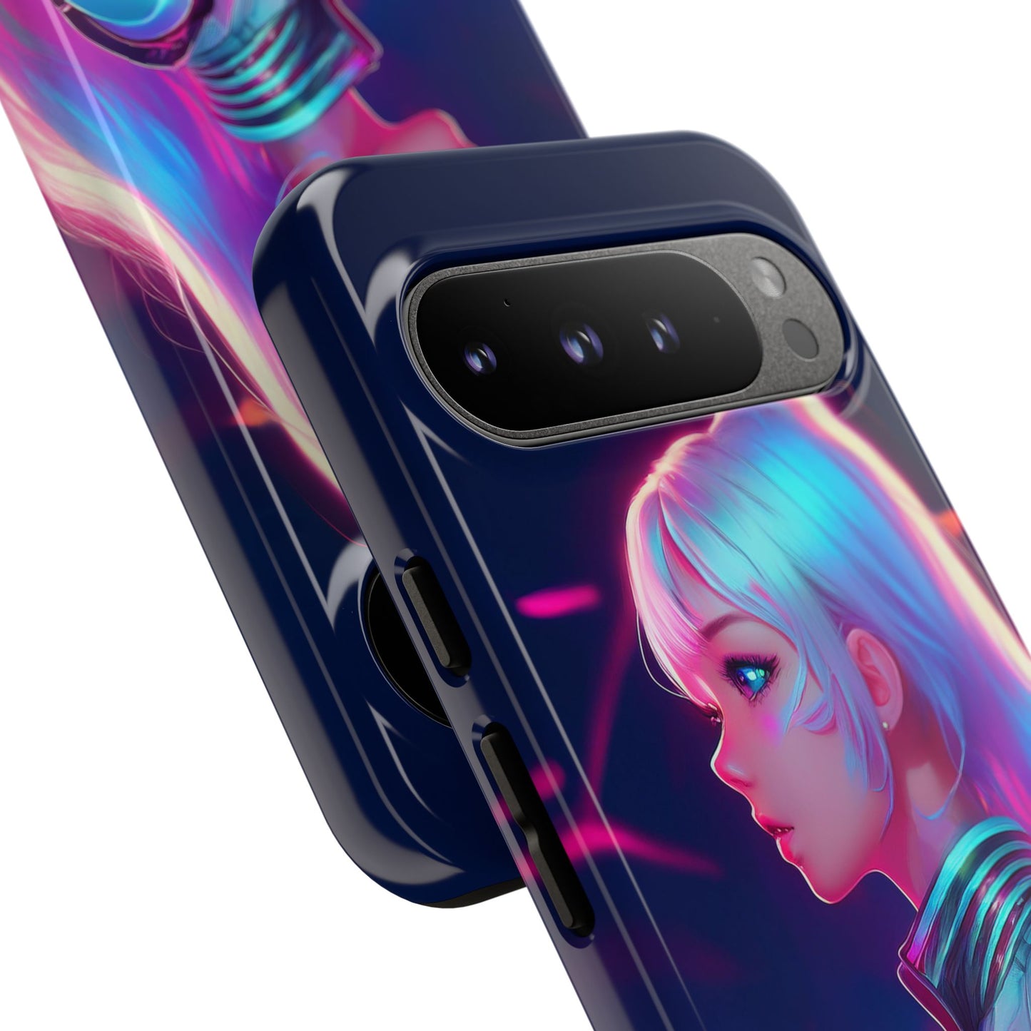 Futuristic Cyberpunk Female Cell Phone Case 009