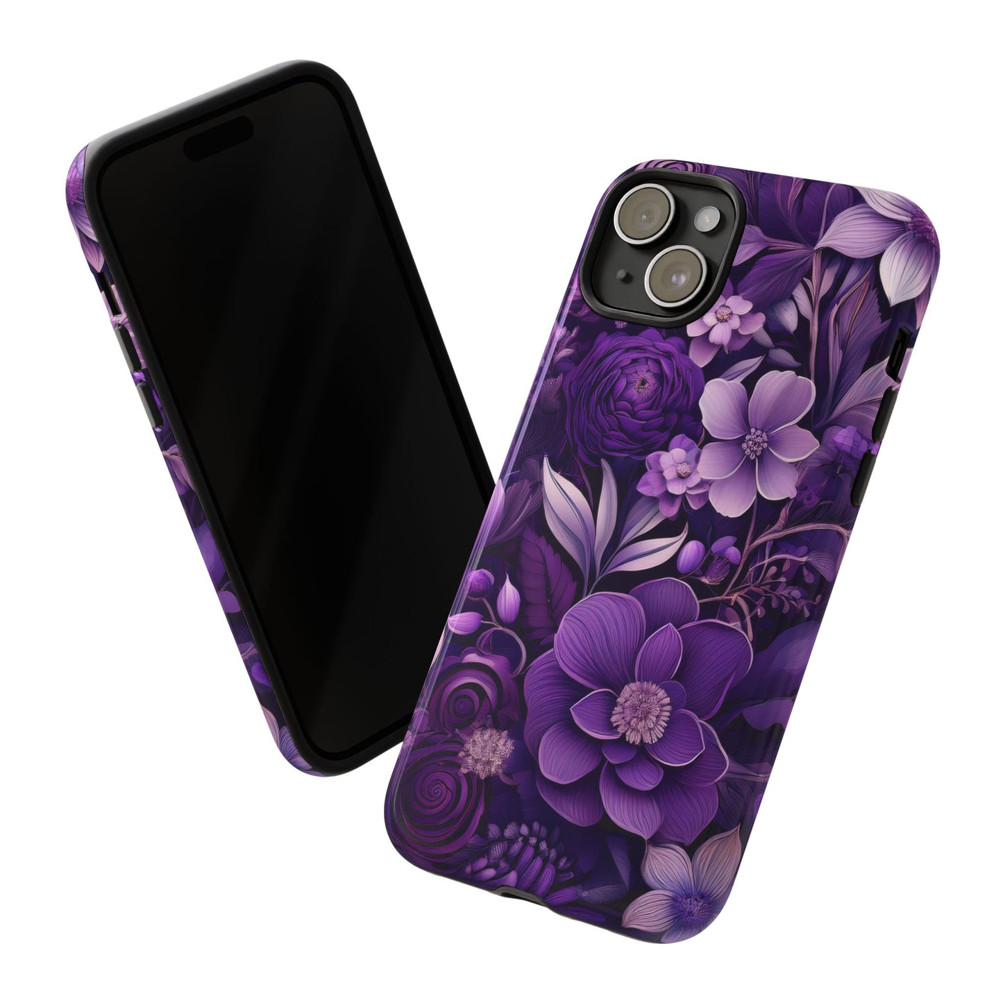 Purple Florals Tough Cases