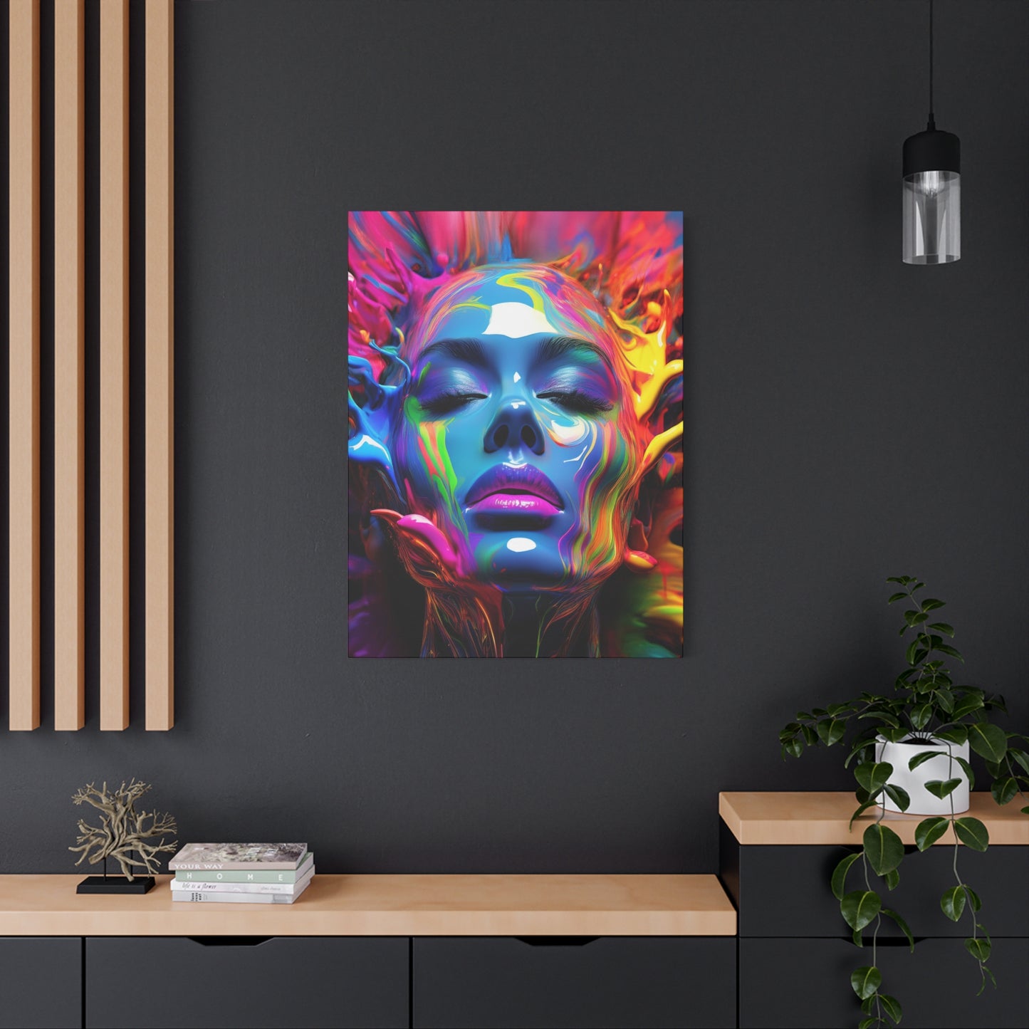 Painted Beauty 004 Canvas Wall Art