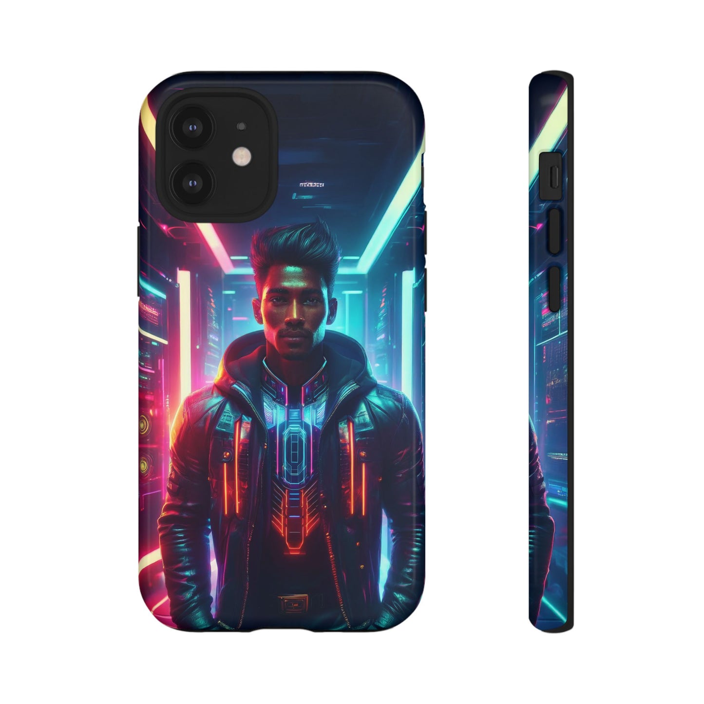 Futuristic Cyberpunk Male Cell Phone Case 001