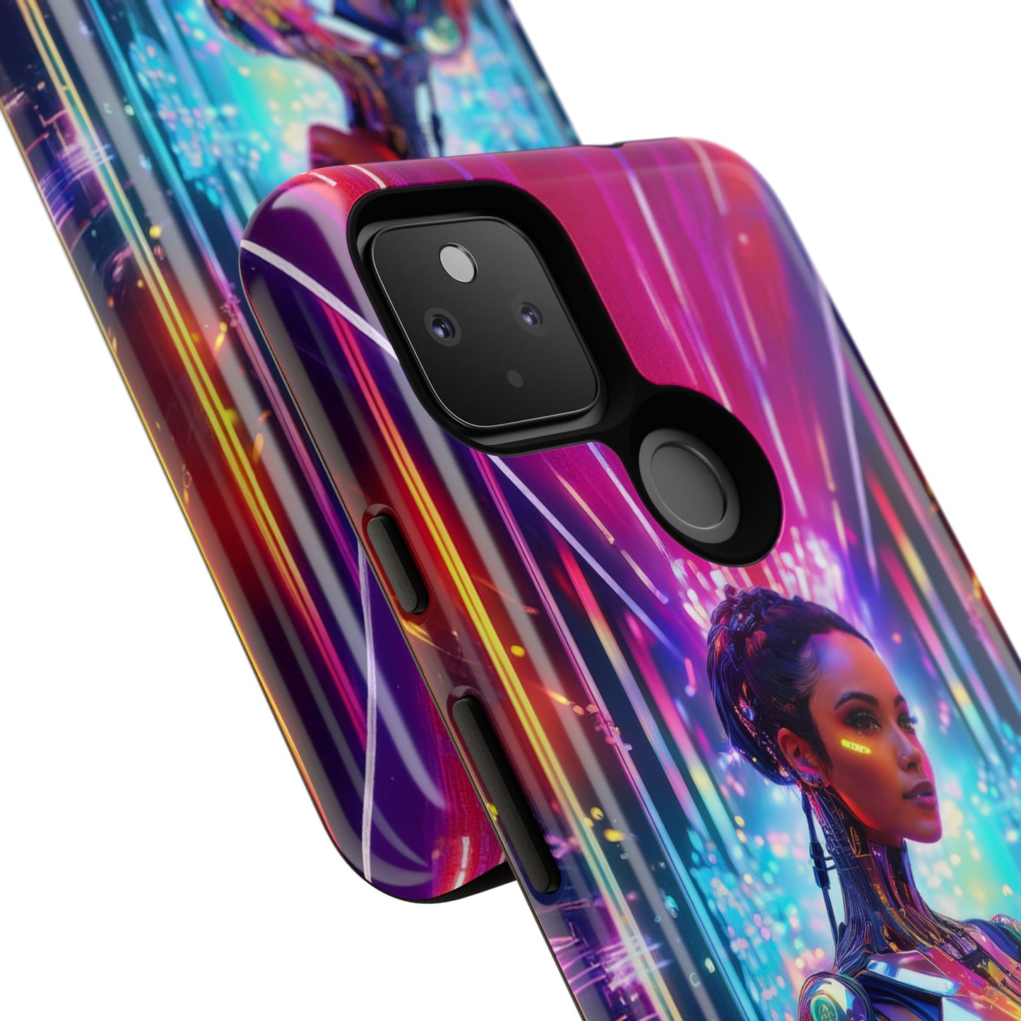 Futuristic Human Android Hybrid Cell Phone Case 006