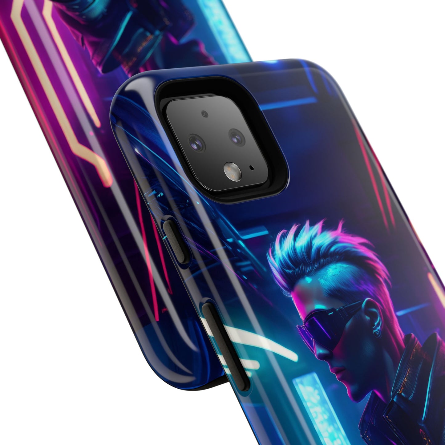 Futuristic Cyberpunk Male Cell Phone Case 002