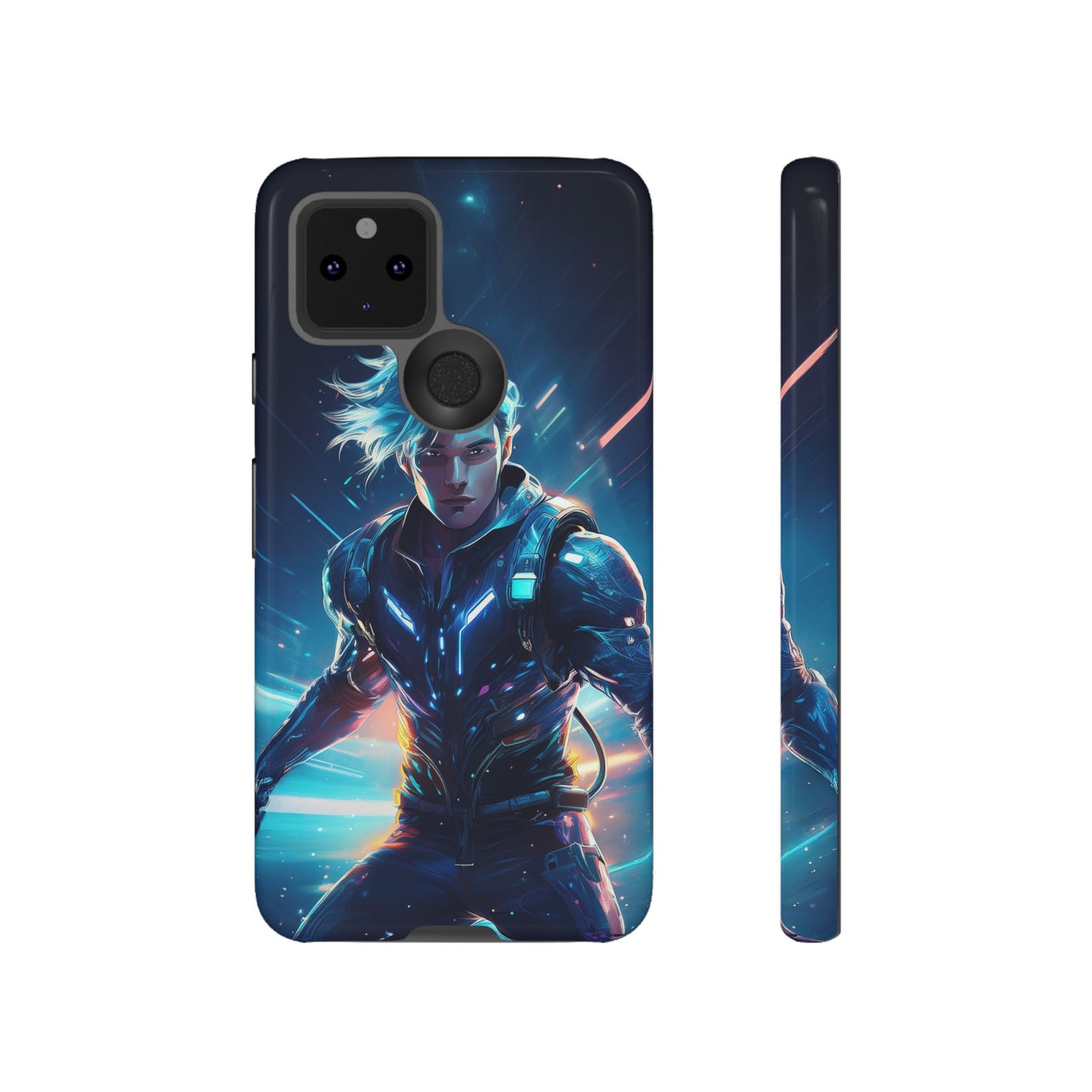 Futuristic Cyberpunk Male Cell Phone Case 024