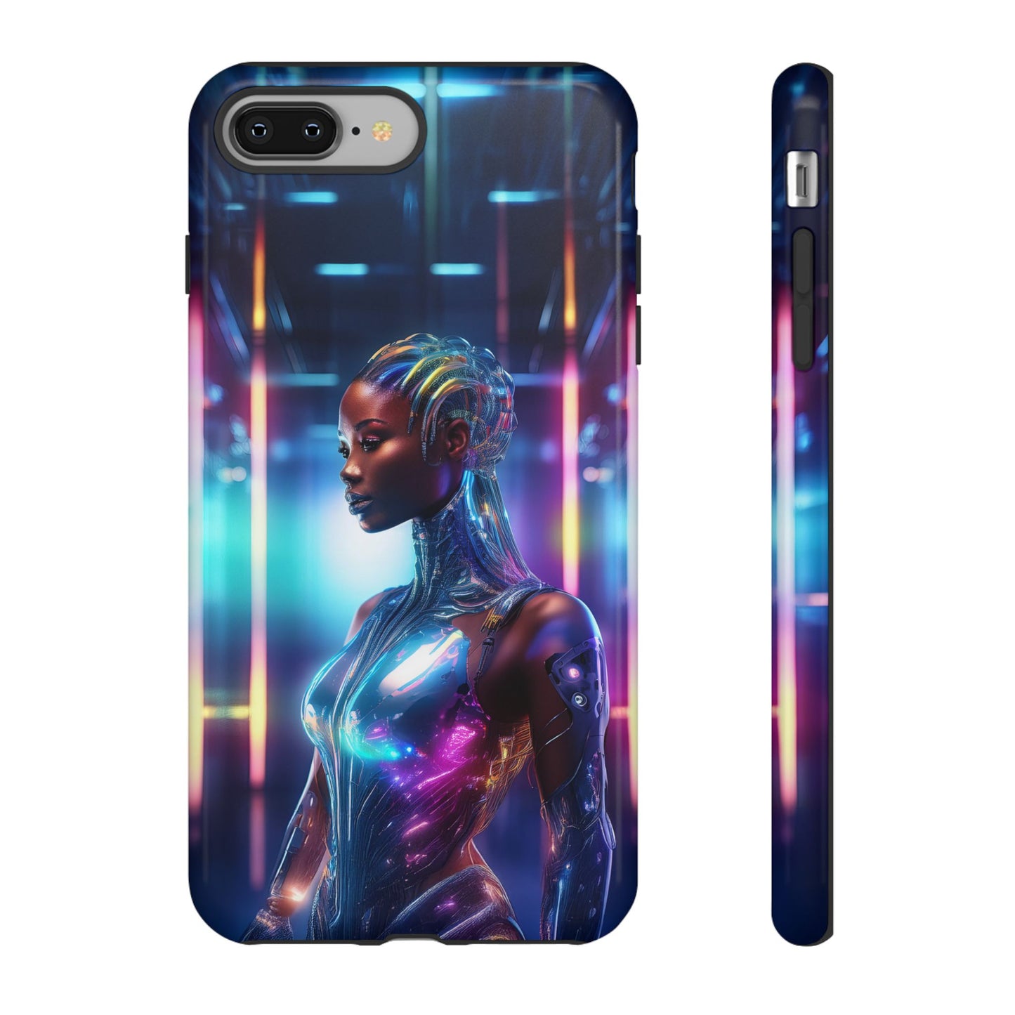 Futuristic Human Android Hybrid Cell Phone Case 014