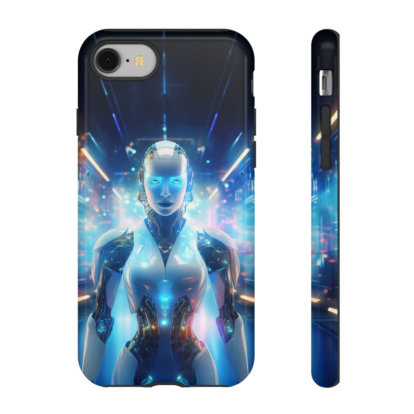 Futuristic Human Android Hybrid Cell Phone Case 012