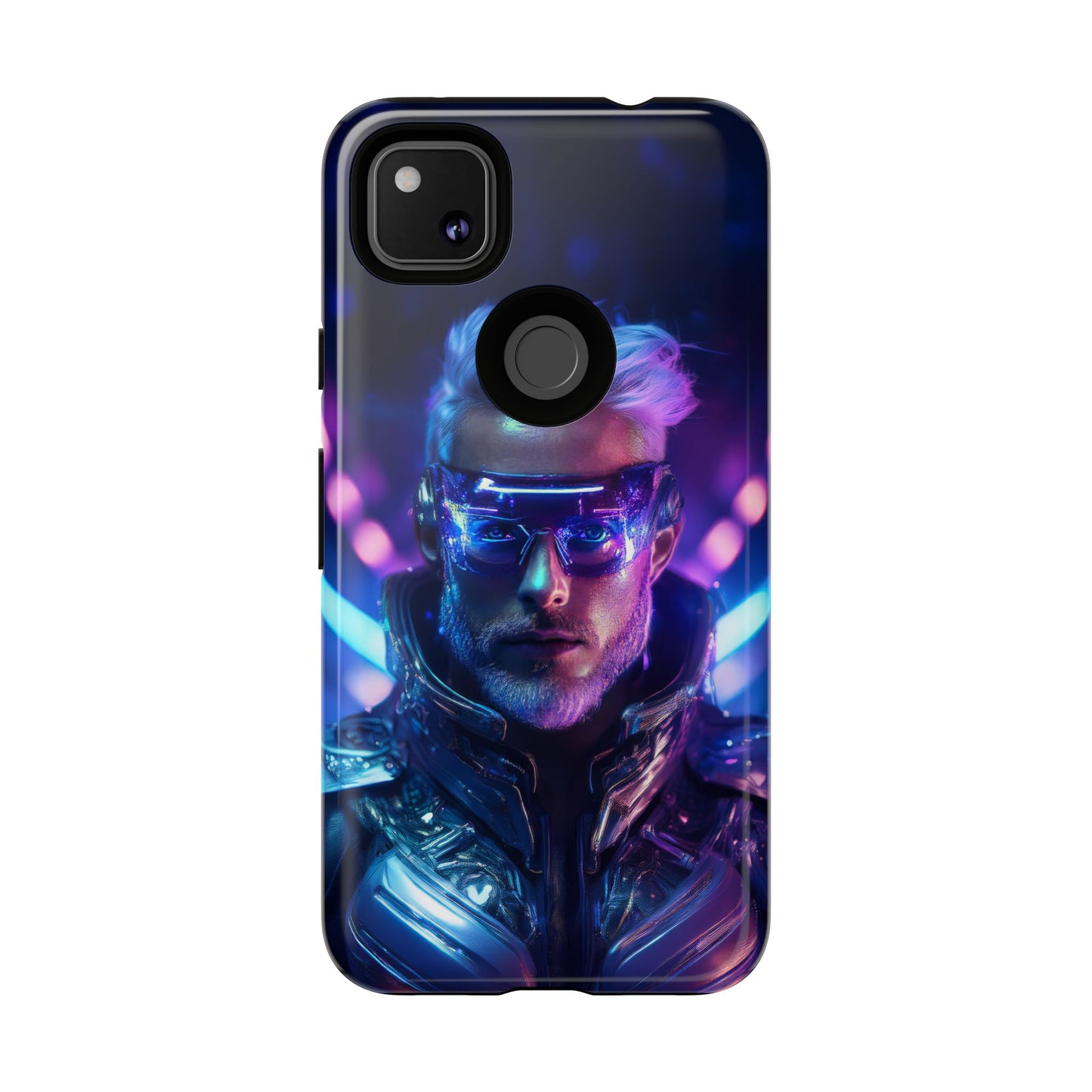 Futuristic Cyberpunk Male Cell Phone Case 020