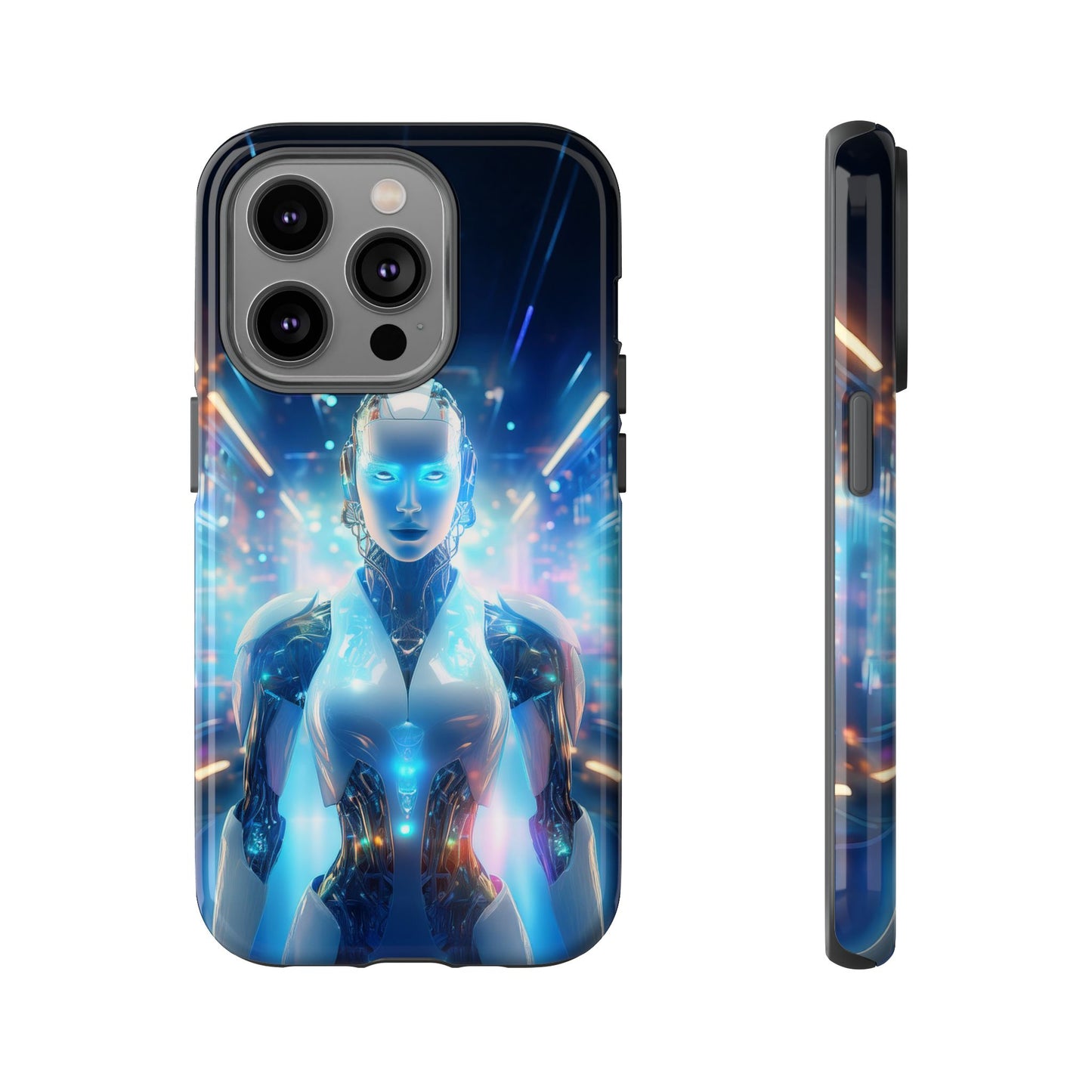 Futuristic Human Android Hybrid Cell Phone Case 012