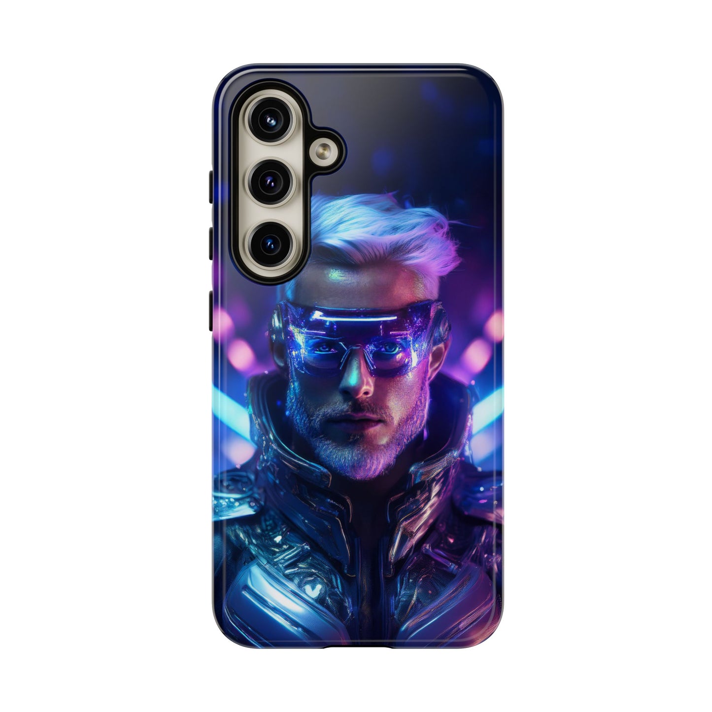 Futuristic Cyberpunk Male Cell Phone Case 020