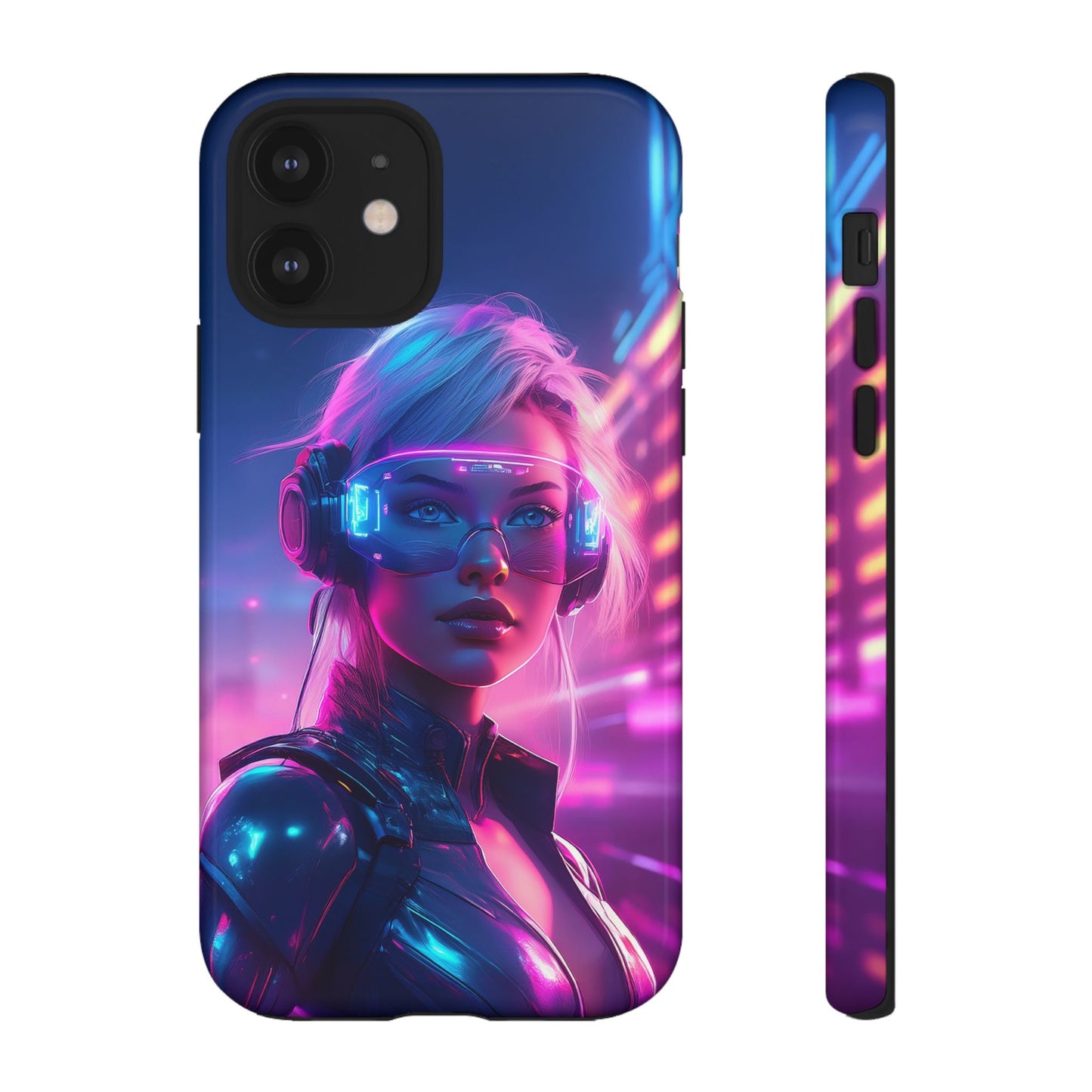 Futuristic Cyberpunk Female Cell Phone Case 029