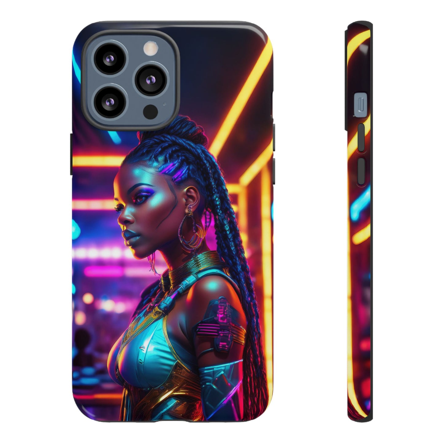 Futuristic Cyberpunk Female Cell Phone Case 006