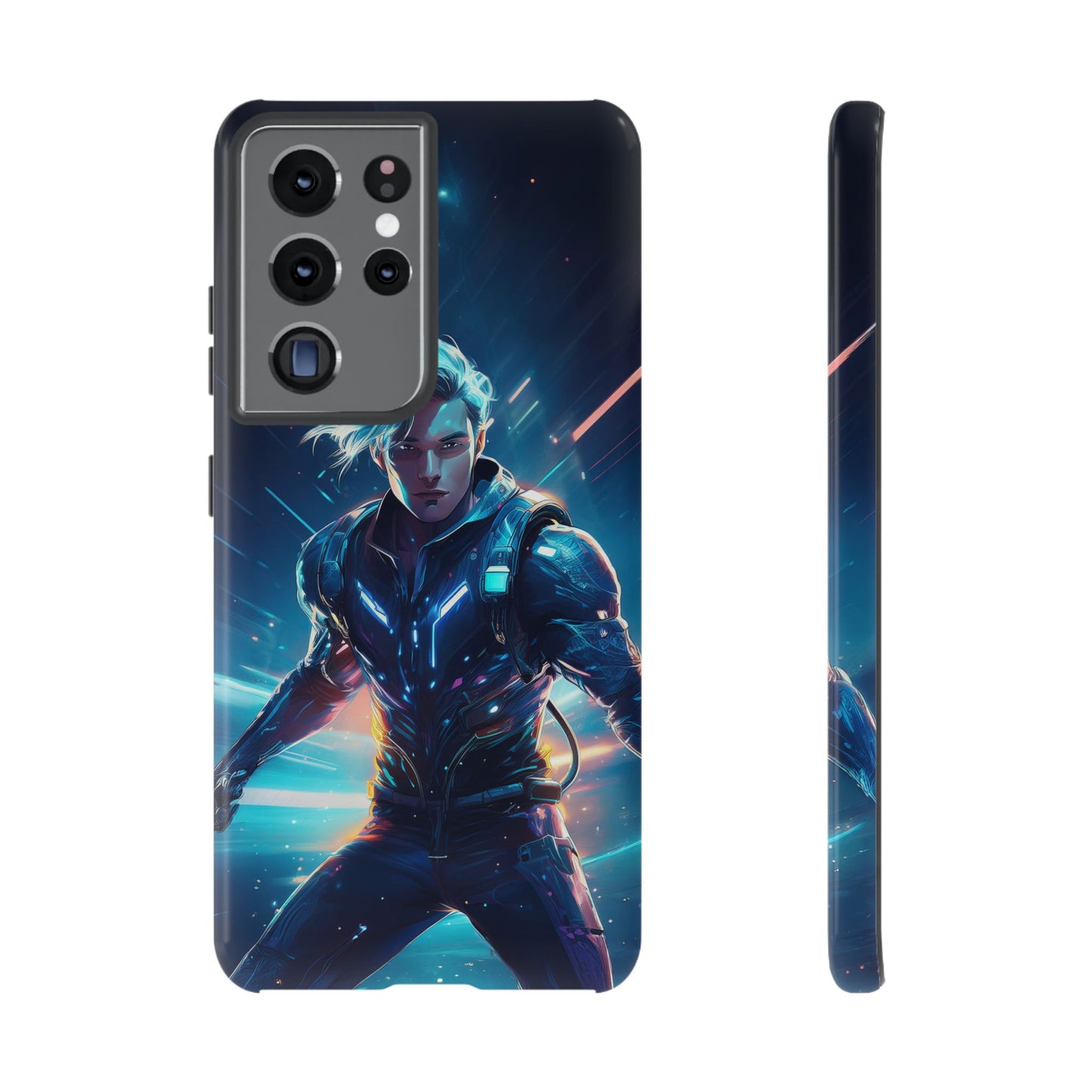 Futuristic Cyberpunk Male Cell Phone Case 024