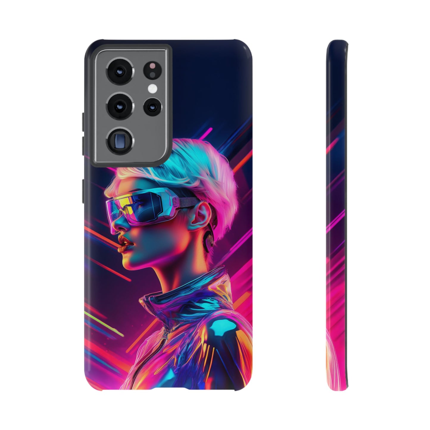 Futuristic Cyberpunk Female Cell Phone Case 031