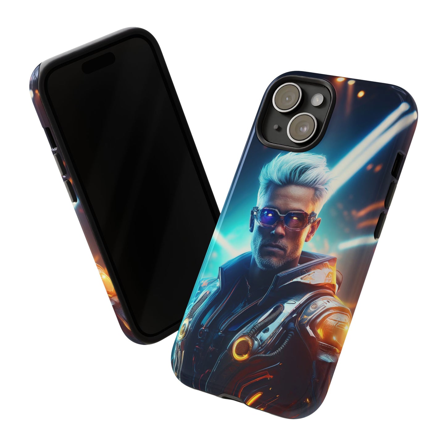 Futuristic Cyberpunk Male Cell Phone Case 013