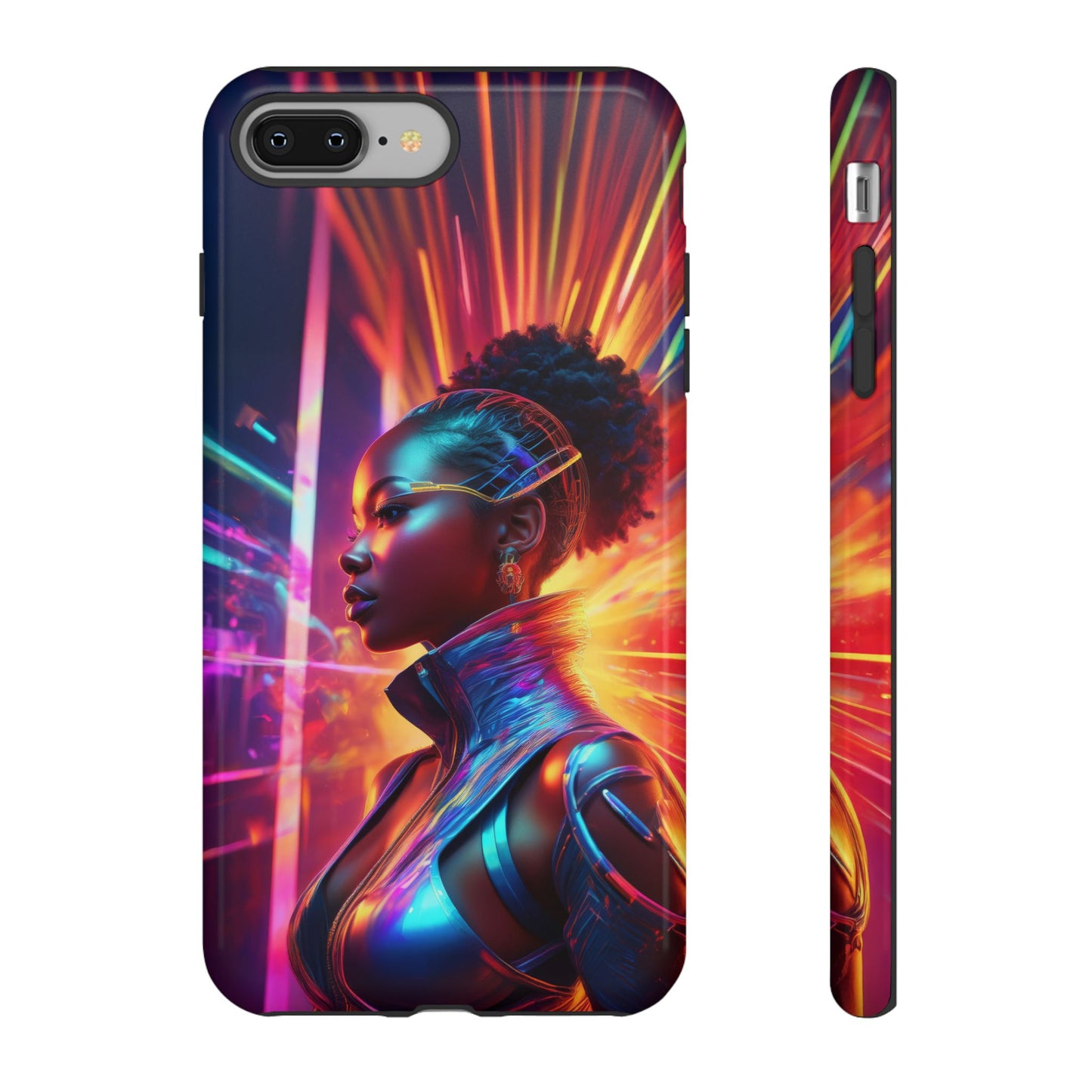 Futuristic Cyberpunk Female Cell Phone Case 001