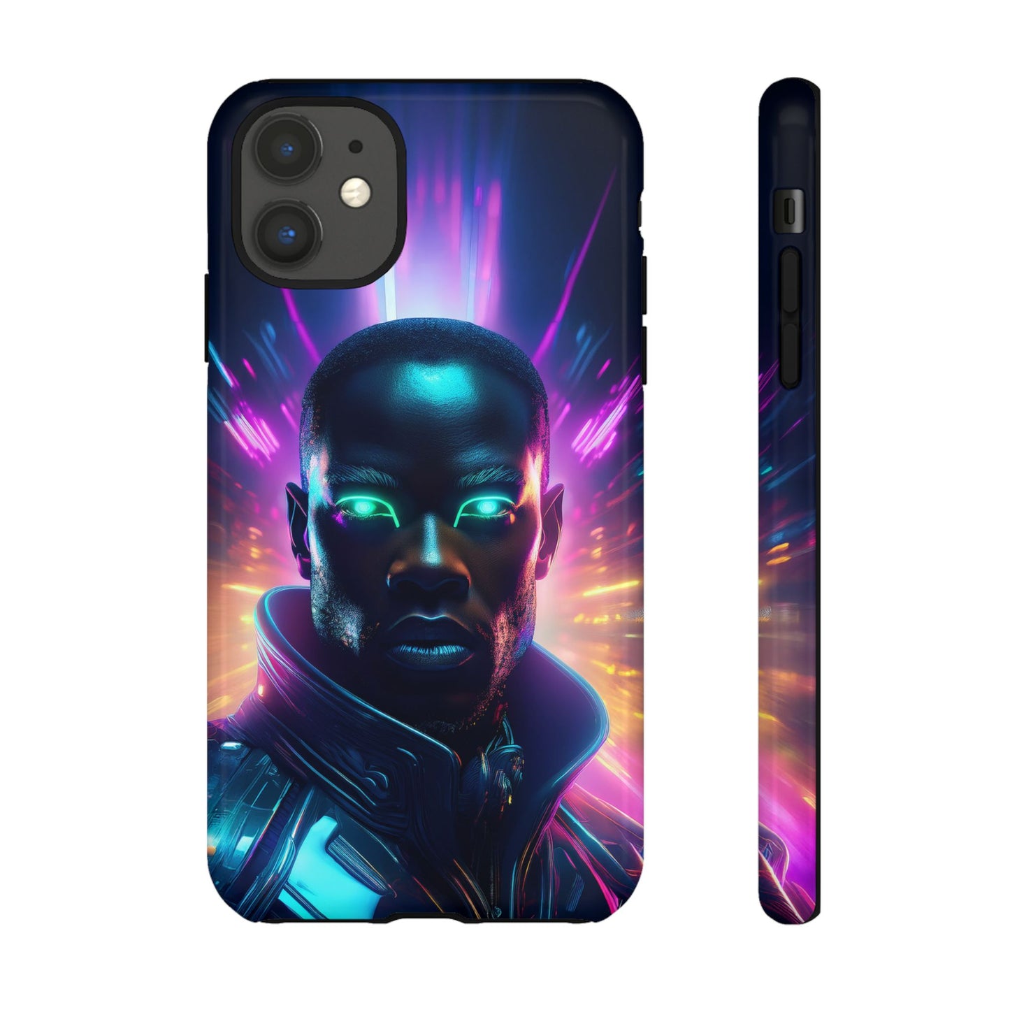 Futuristic Cyberpunk Male Cell Phone Case 022