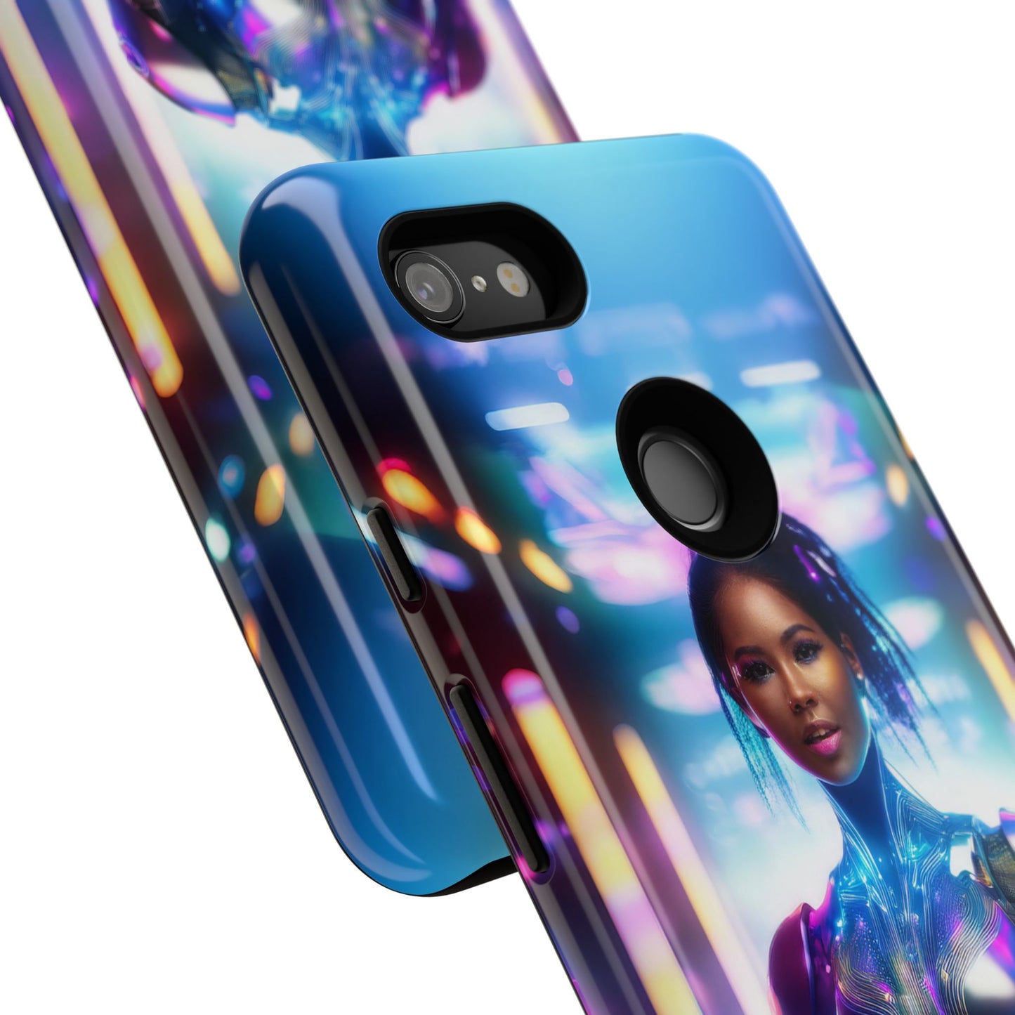 Futuristic Human Android Hybrid Cell Phone Case 009