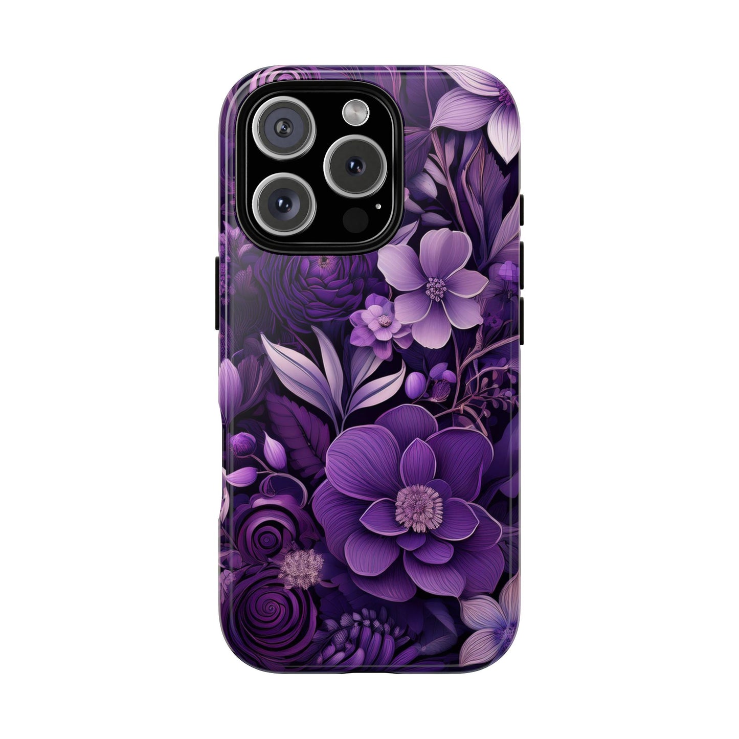 Purple Florals Tough Cases