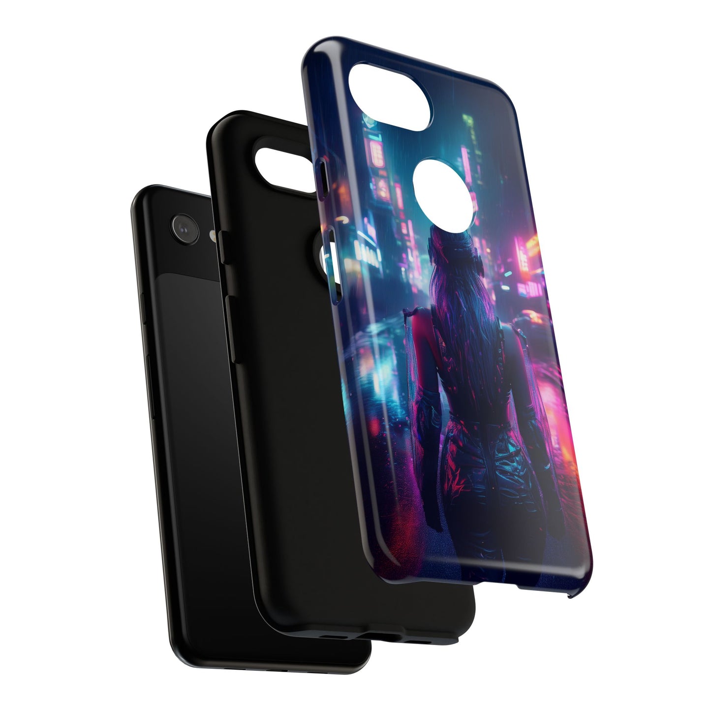 Futuristic Cyberpunk Female Cell Phone Case 032