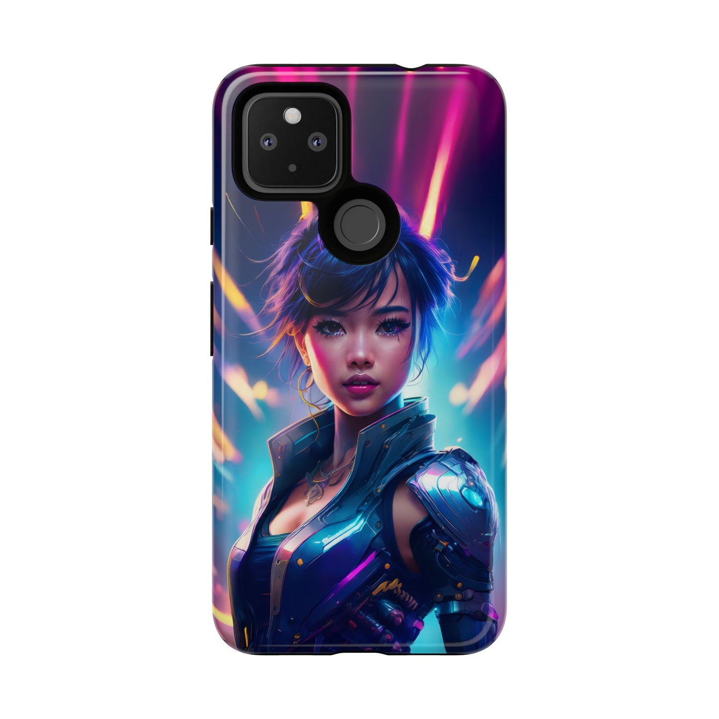 Futuristic Cyberpunk Female Cell Phone Case 024