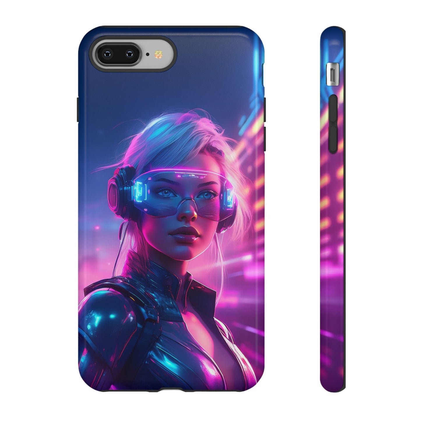 Futuristic Cyberpunk Female Cell Phone Case 029