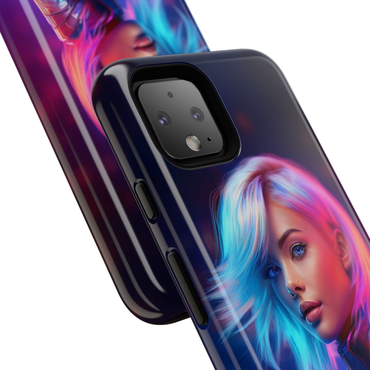 Futuristic Cyberpunk Female Cell Phone Case 028