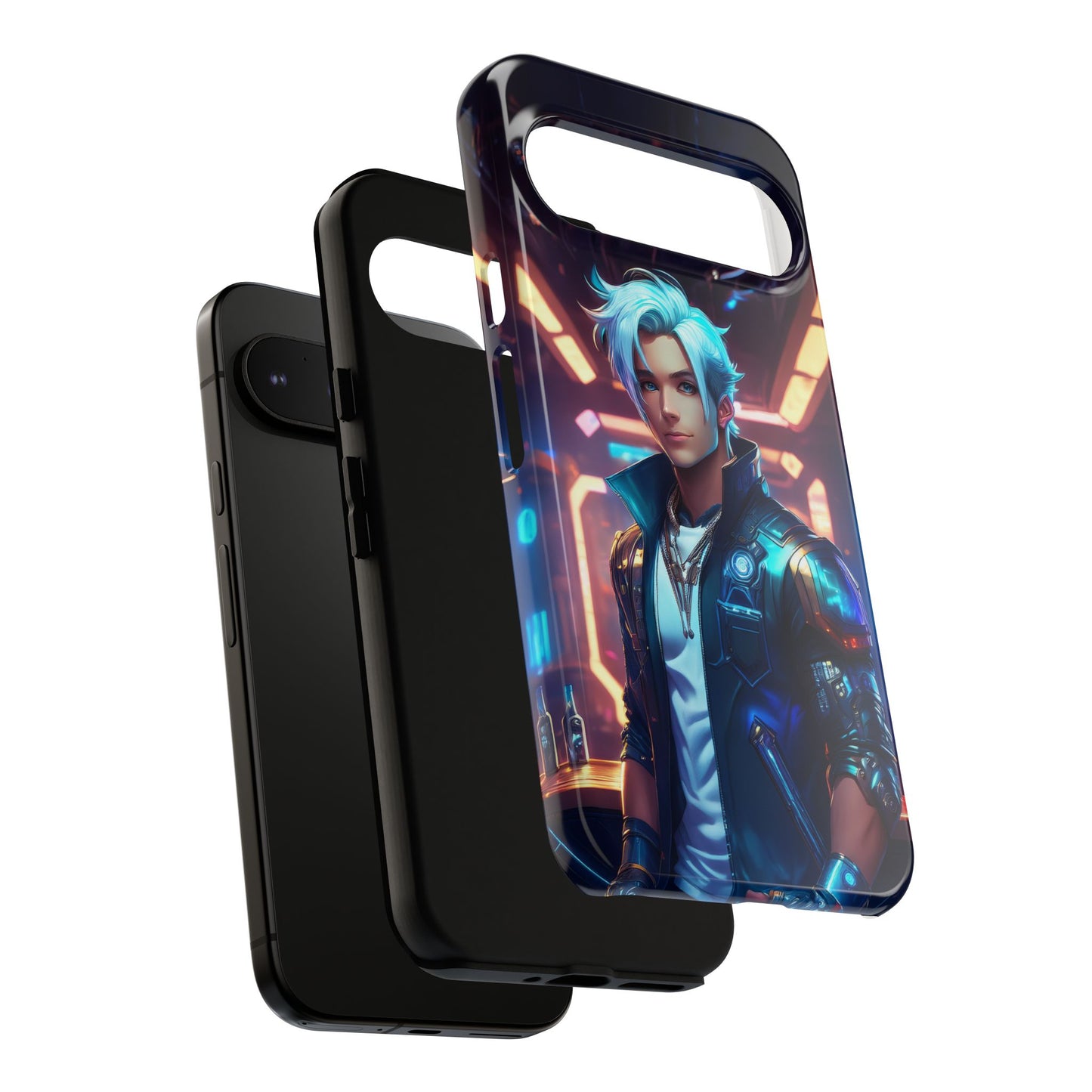 Futuristic Cyberpunk Male Cell Phone Case 009