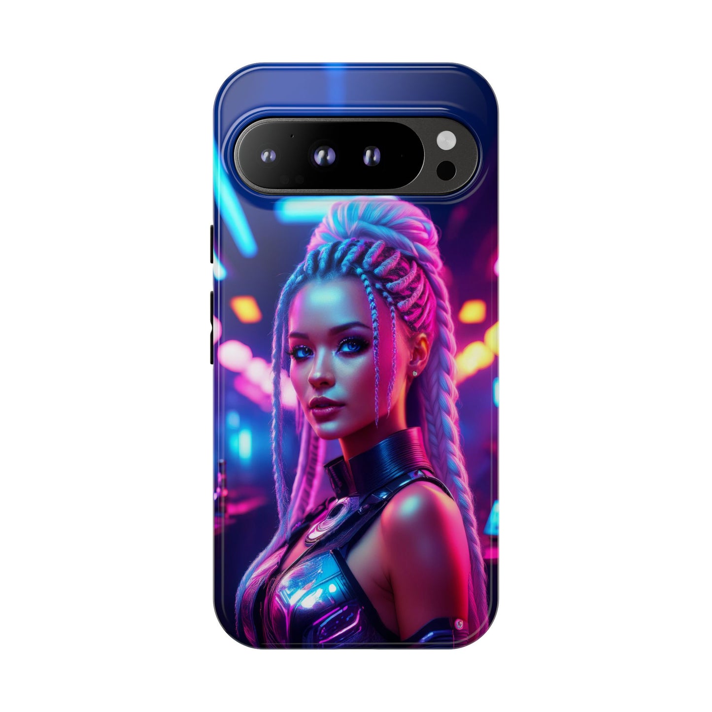 Futuristic Cyberpunk Female Cell Phone Case 007