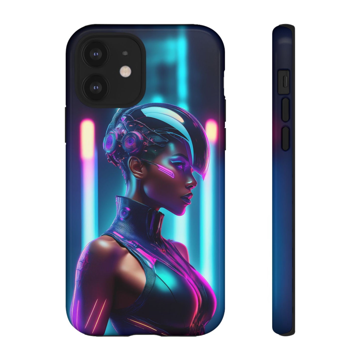 Futuristic Cyberpunk Female Cell Phone Case 021