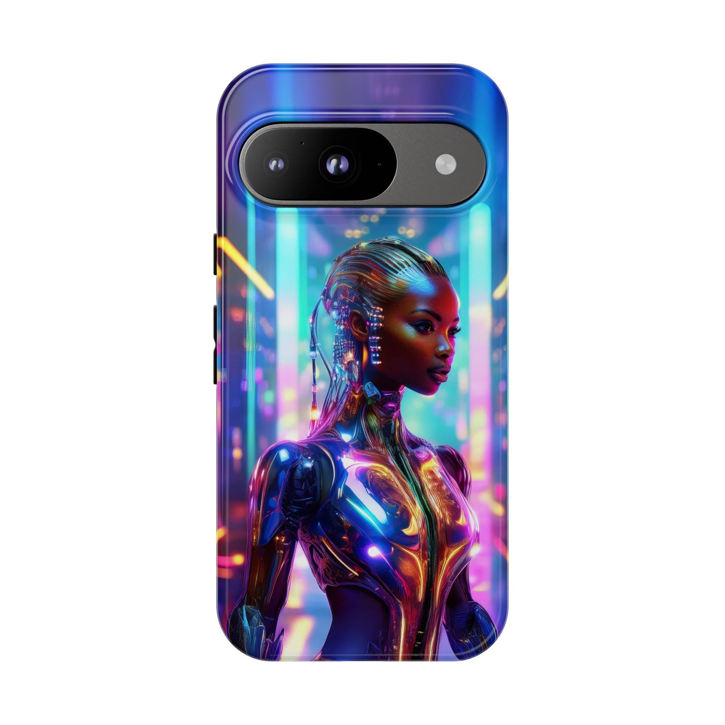 Futuristic Human Android Hybrid Cell Phone Case 018