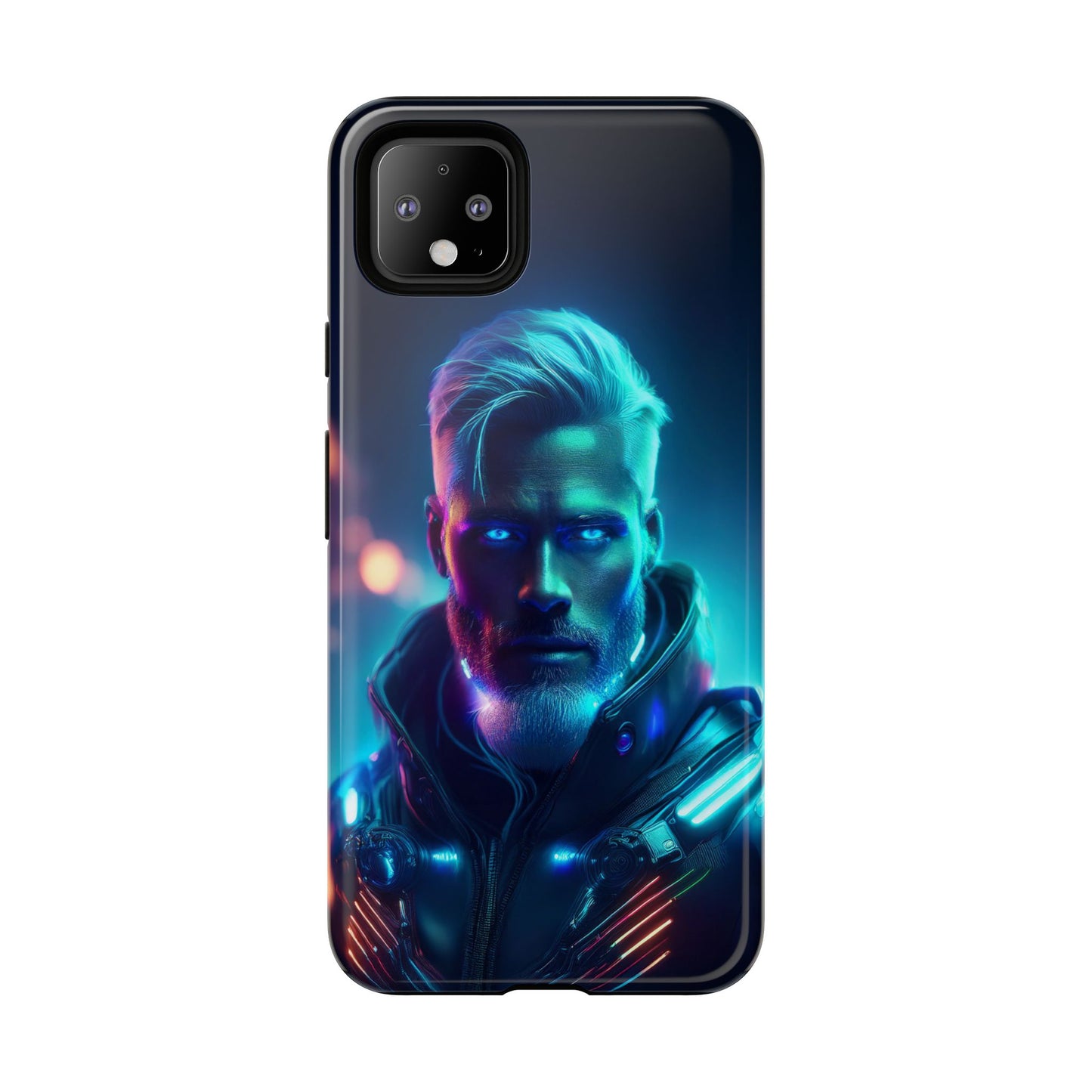 Futuristic Cyberpunk Male Cell Phone Case 023