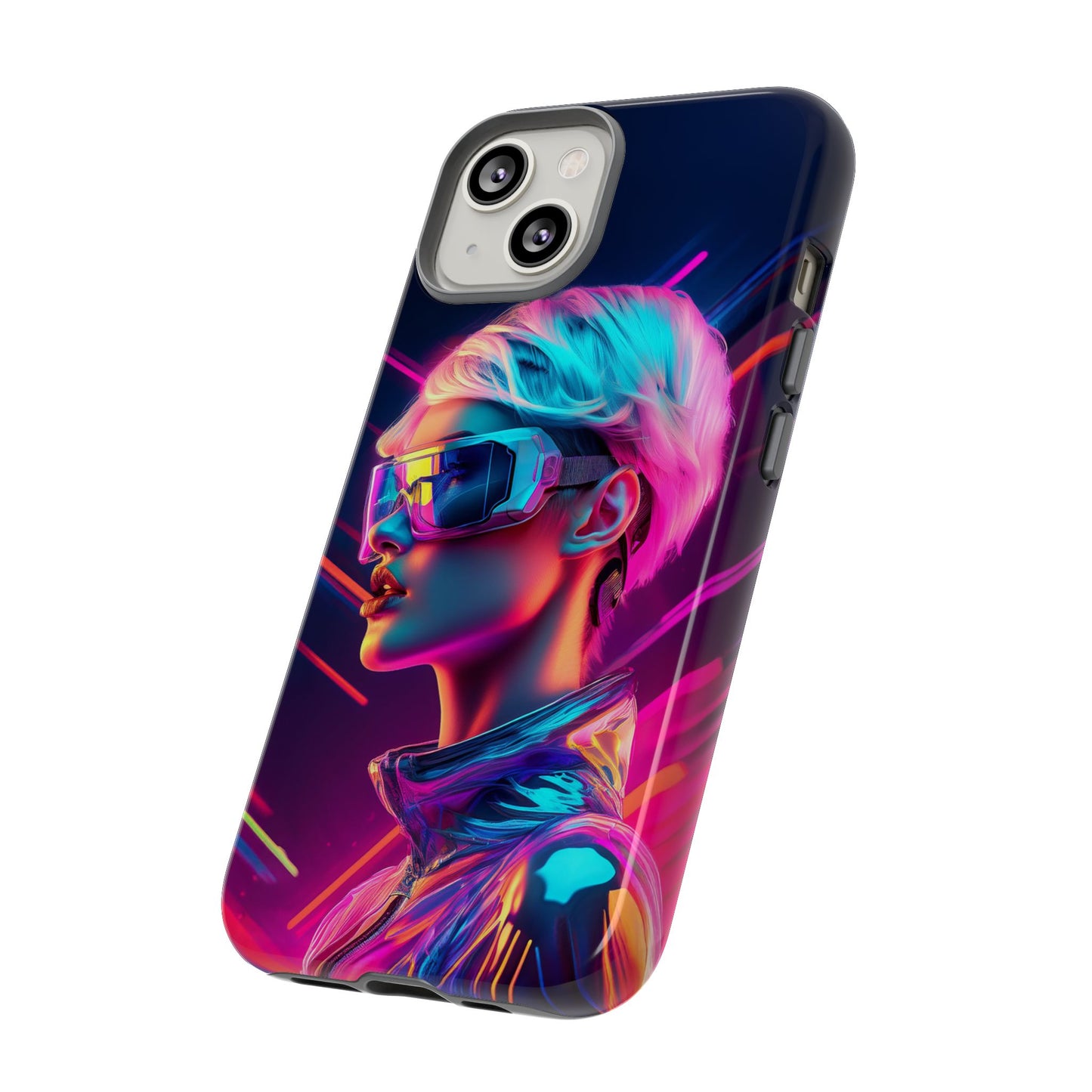 Futuristic Cyberpunk Female Cell Phone Case 031