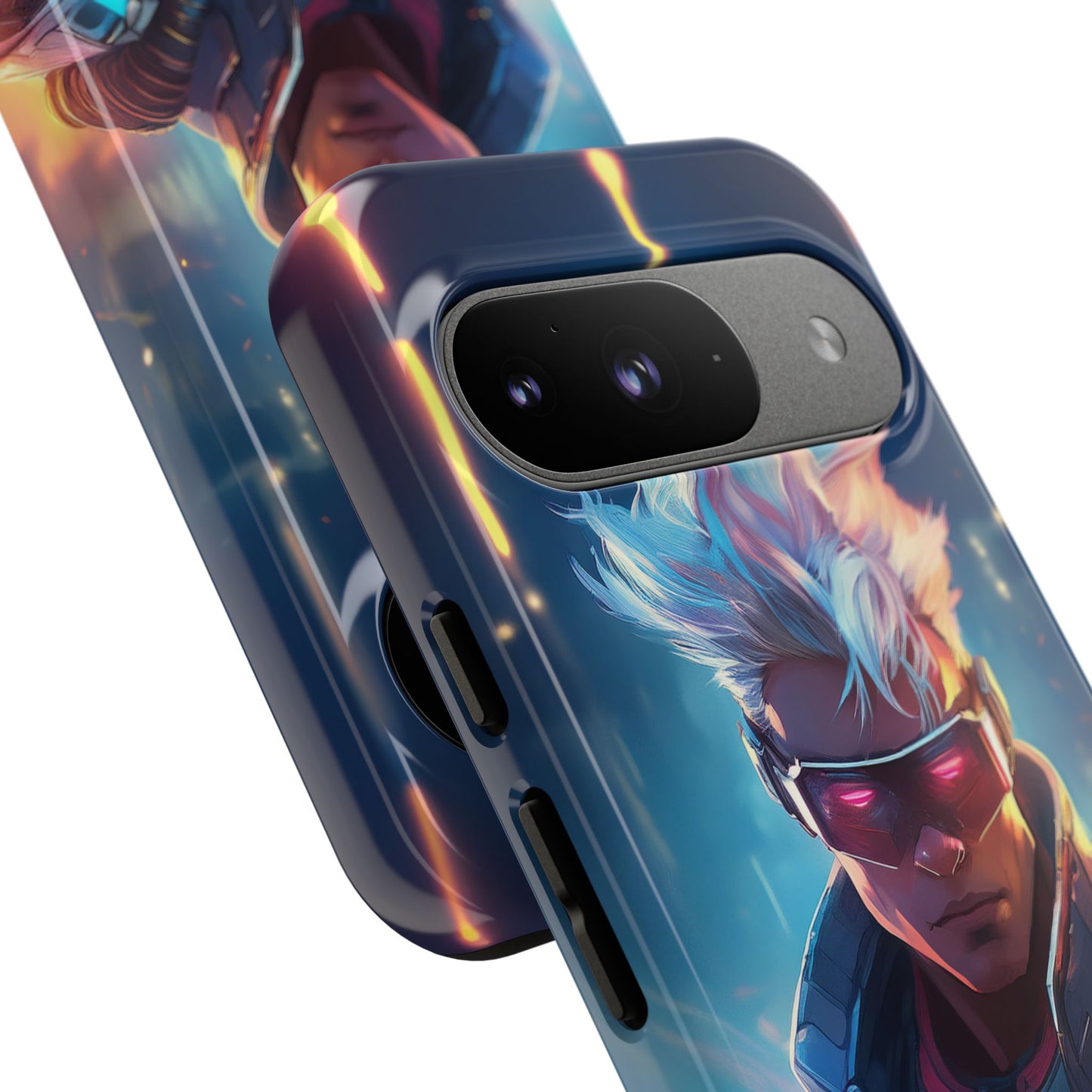 Futuristic Cyberpunk Male Cell Phone Case 018