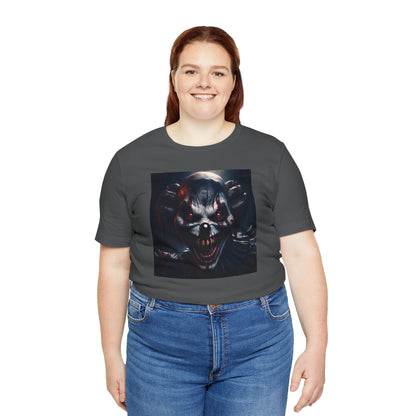 Terrifying Clown Face Halloween Shirt – Haunted Circus Horror Graphic Tee for Halloween Fright Fans