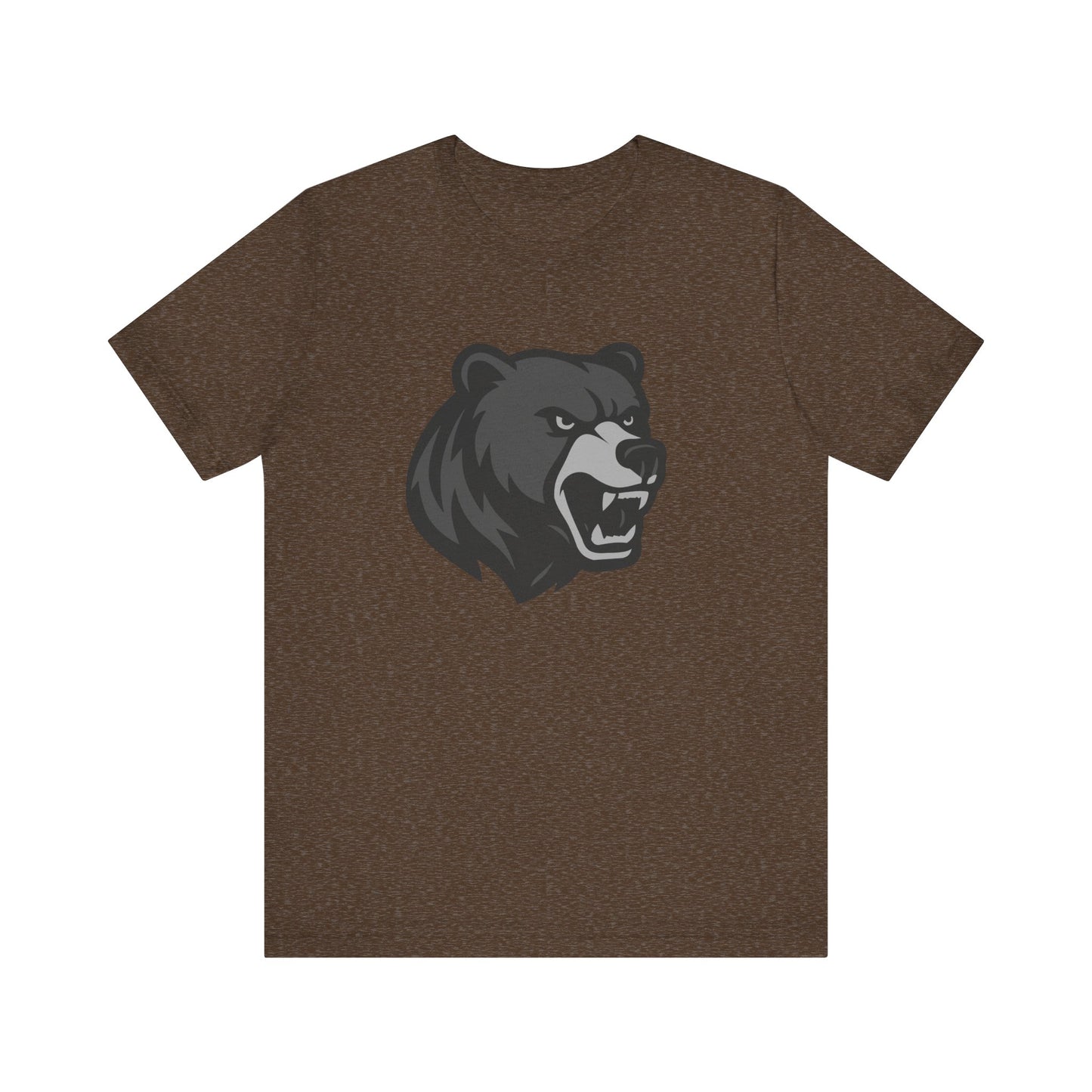 Ferocious Bear Head Graphic Tee Dark Theme – Bold Vector Design for Strong Personalities