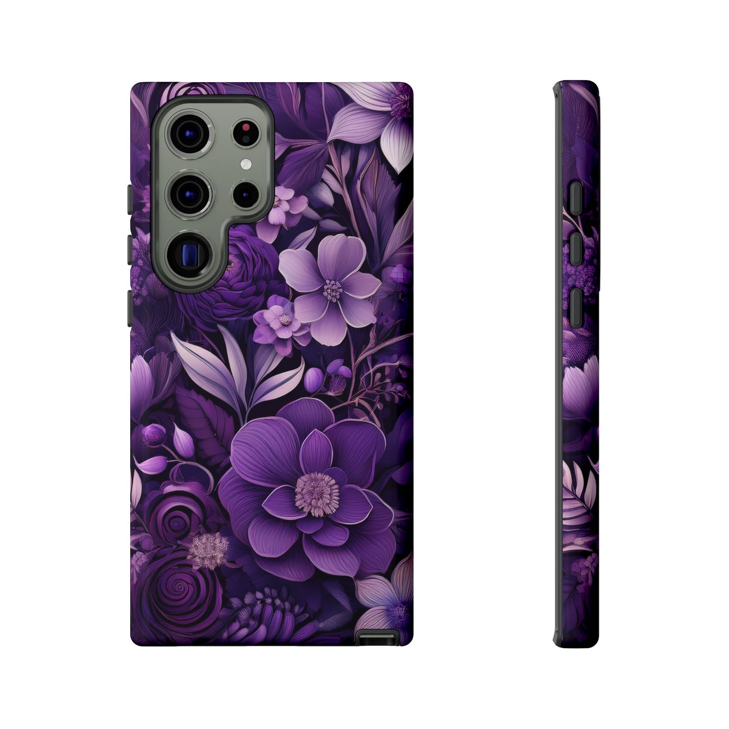 Purple Florals Tough Cases