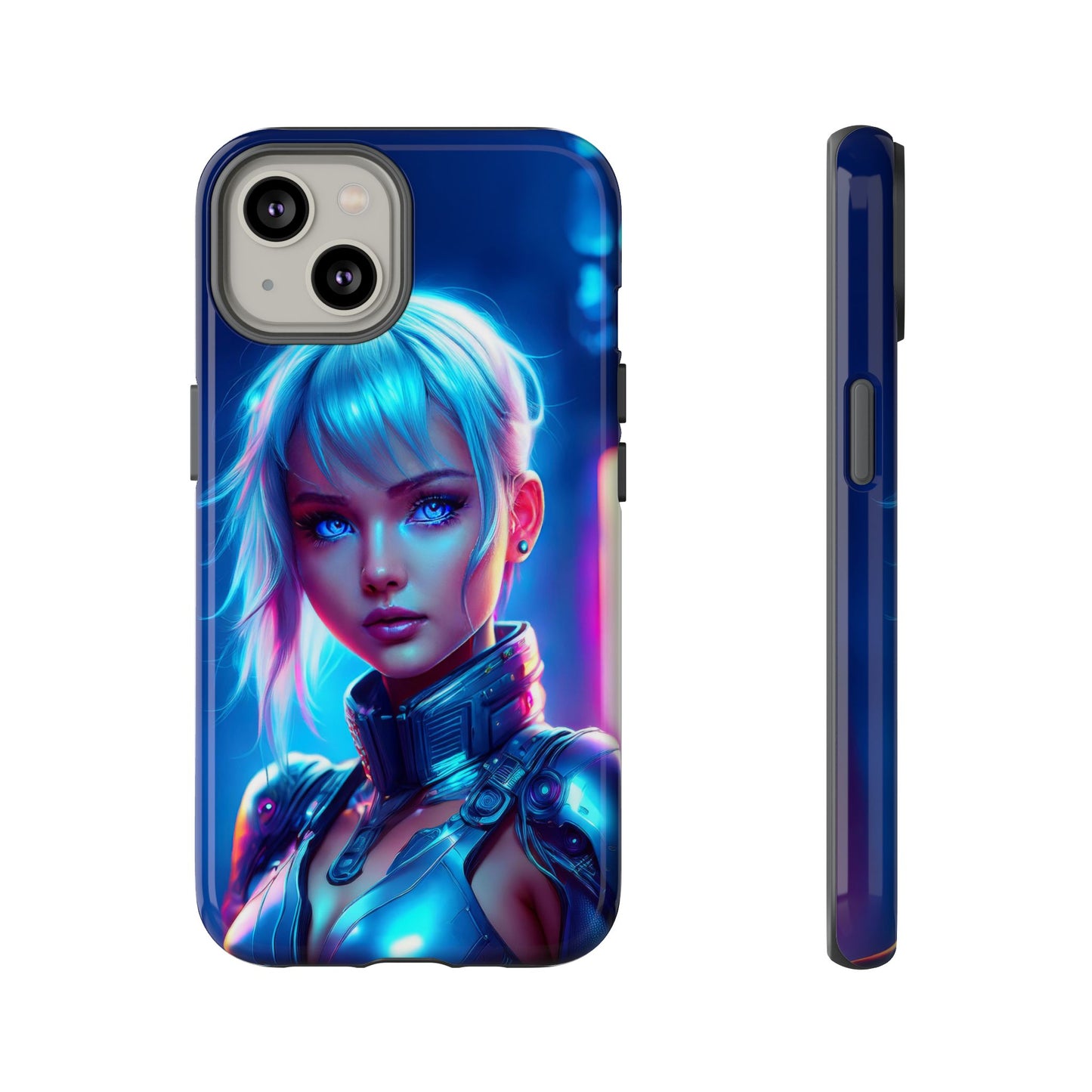 Futuristic Cyberpunk Female Cell Phone Case 013