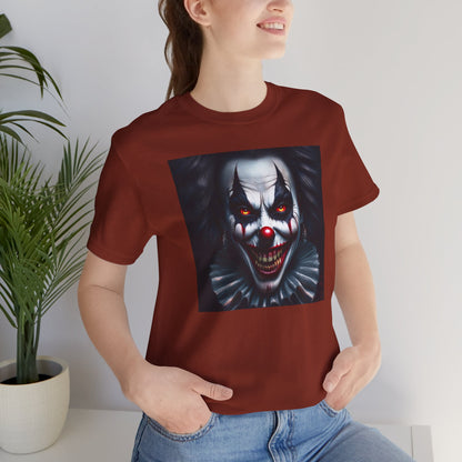 Nightmare Clown Halloween Shirt – Evil Clown Face Tee for Scary Halloween Vibes