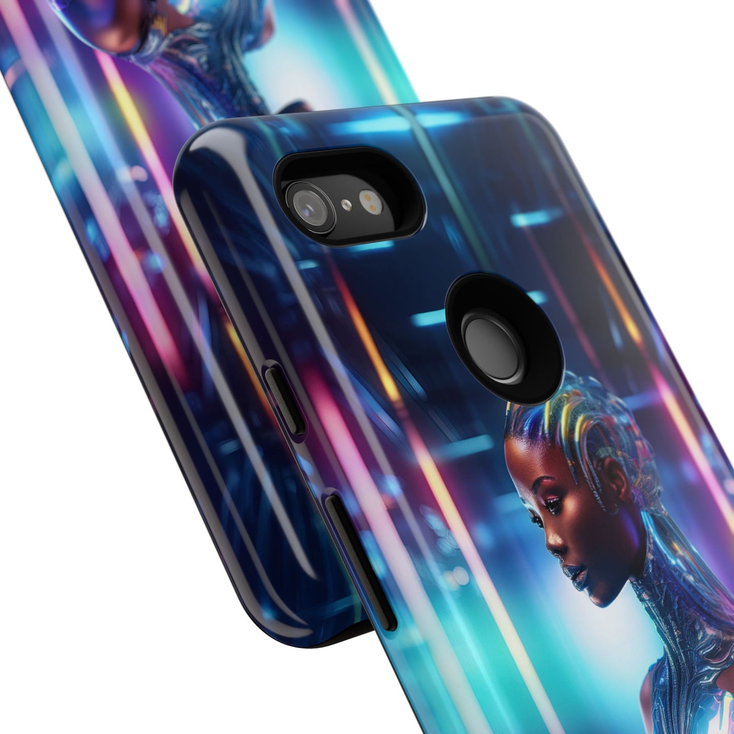 Futuristic Human Android Hybrid Cell Phone Case 014