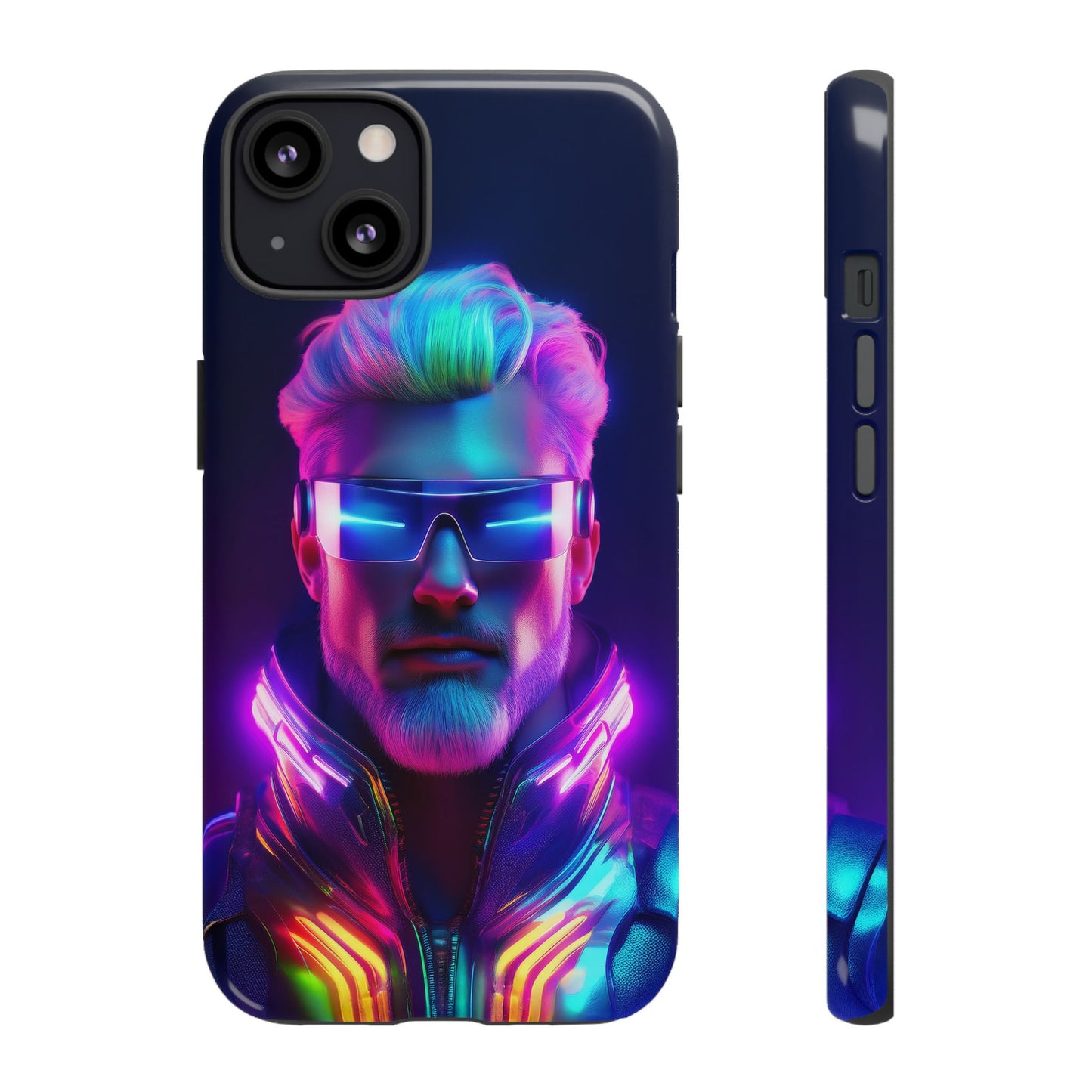 Futuristic Cyberpunk Male Cell Phone Case 026