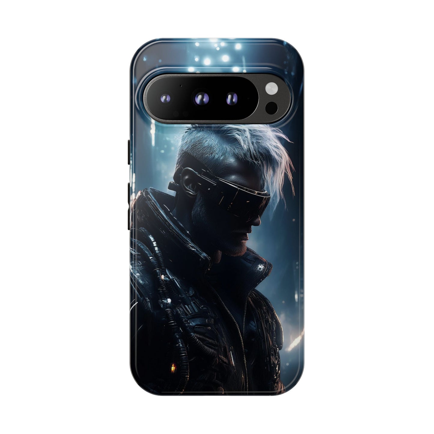 Futuristic Cyberpunk Male Cell Phone Case 025