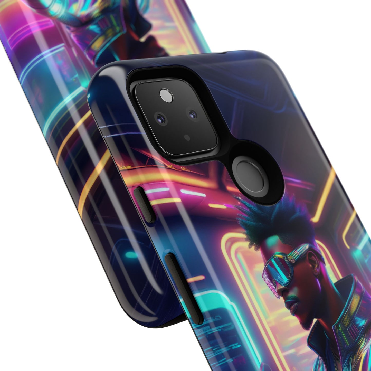 Futuristic Cyberpunk Male Cell Phone Case 004