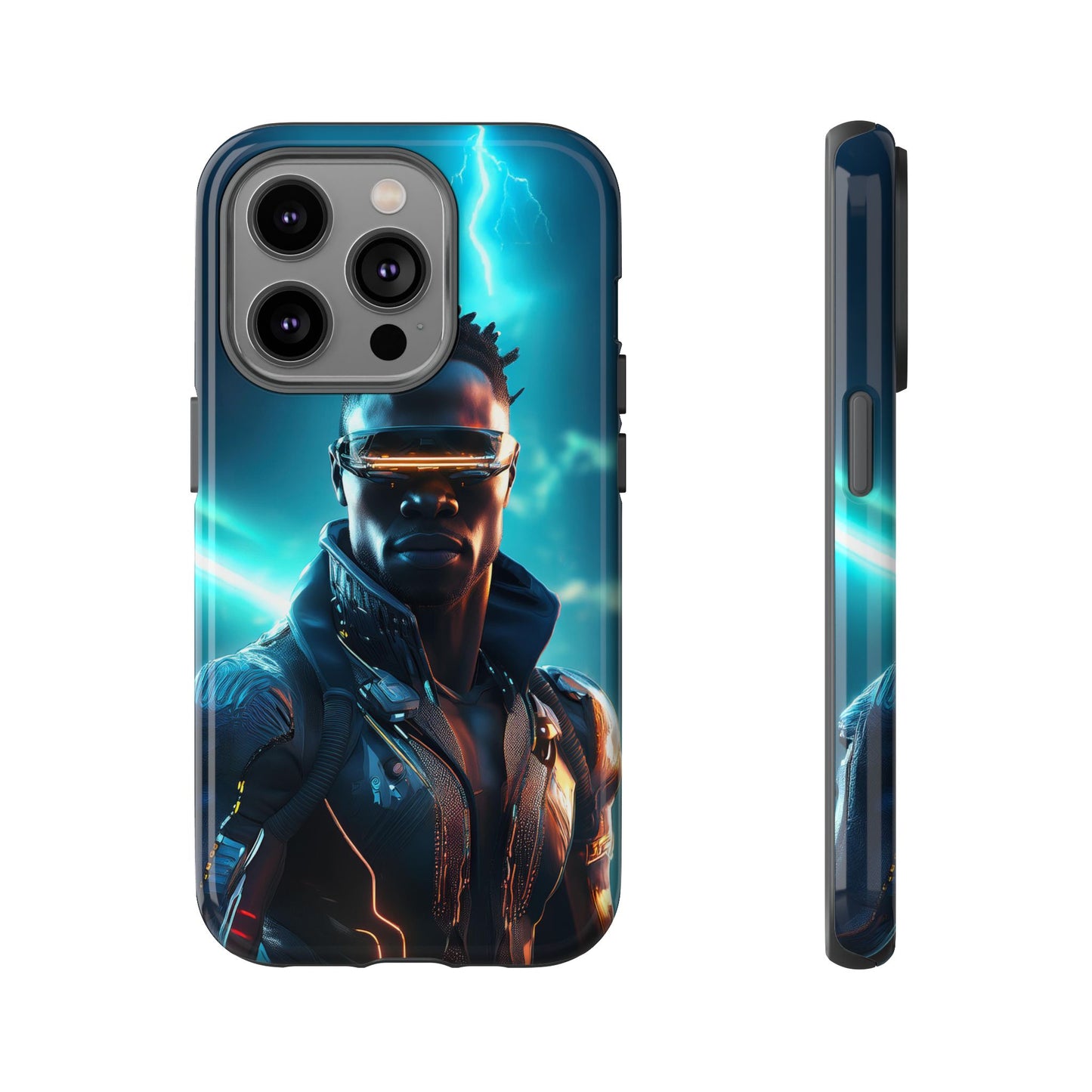 Futuristic Cyberpunk Male Cell Phone Case 014