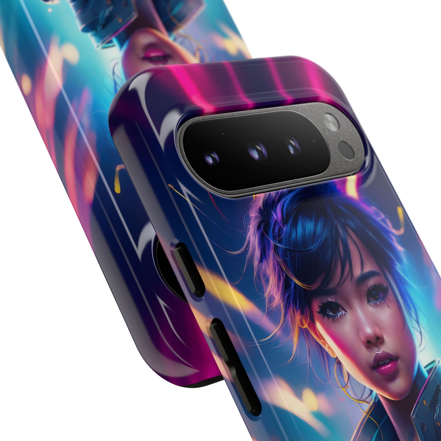 Futuristic Cyberpunk Female Cell Phone Case 024