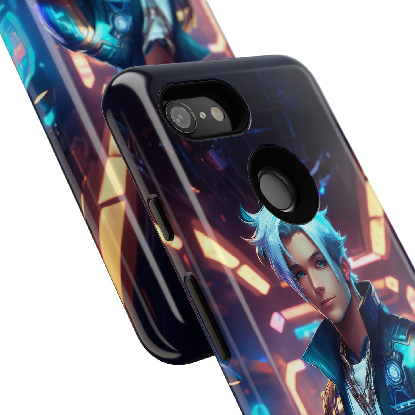 Futuristic Cyberpunk Male Cell Phone Case 009