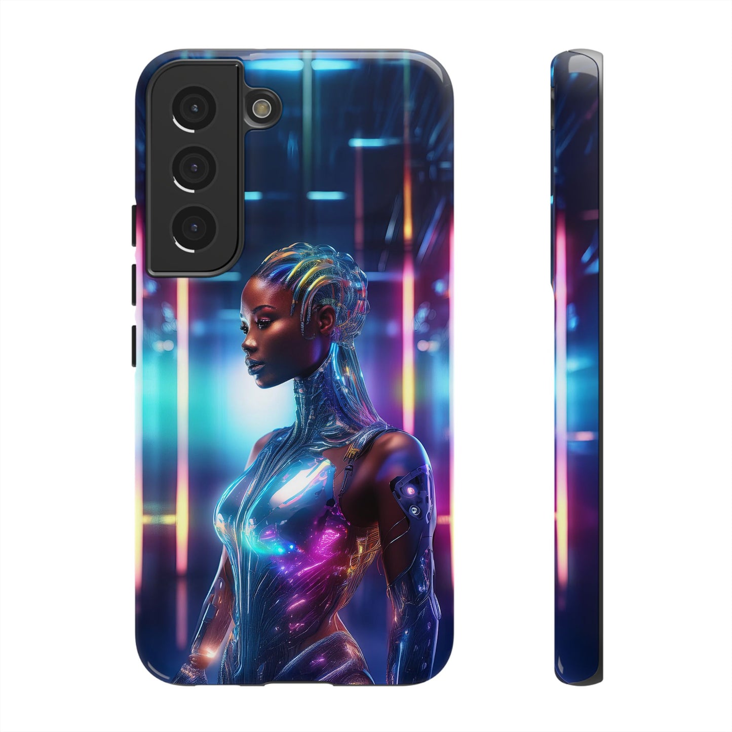 Futuristic Human Android Hybrid Cell Phone Case 014