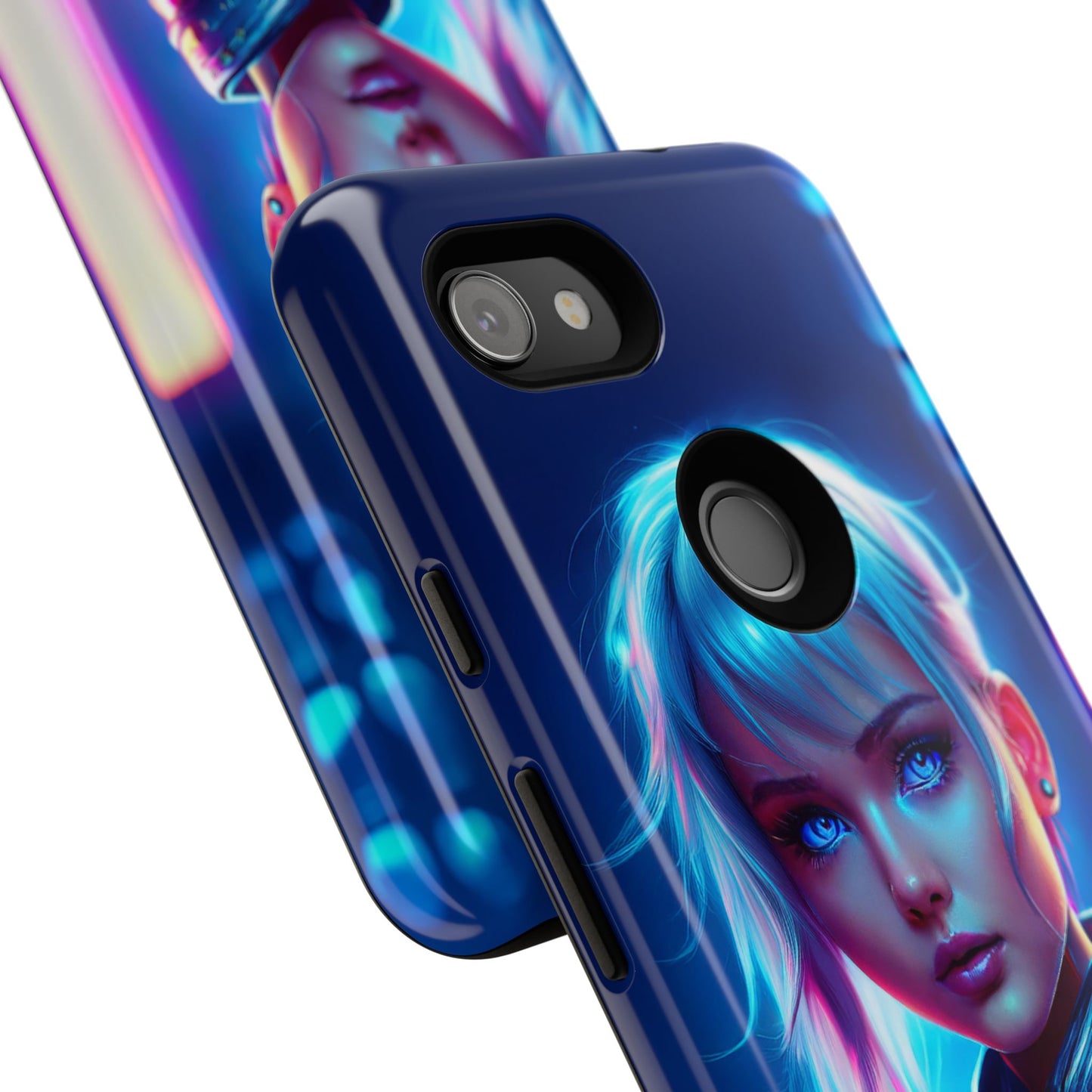 Futuristic Cyberpunk Female Cell Phone Case 013