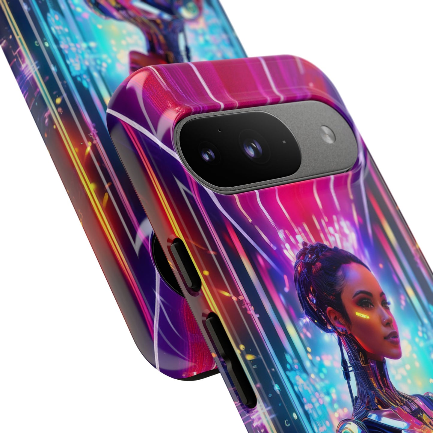 Futuristic Human Android Hybrid Cell Phone Case 006