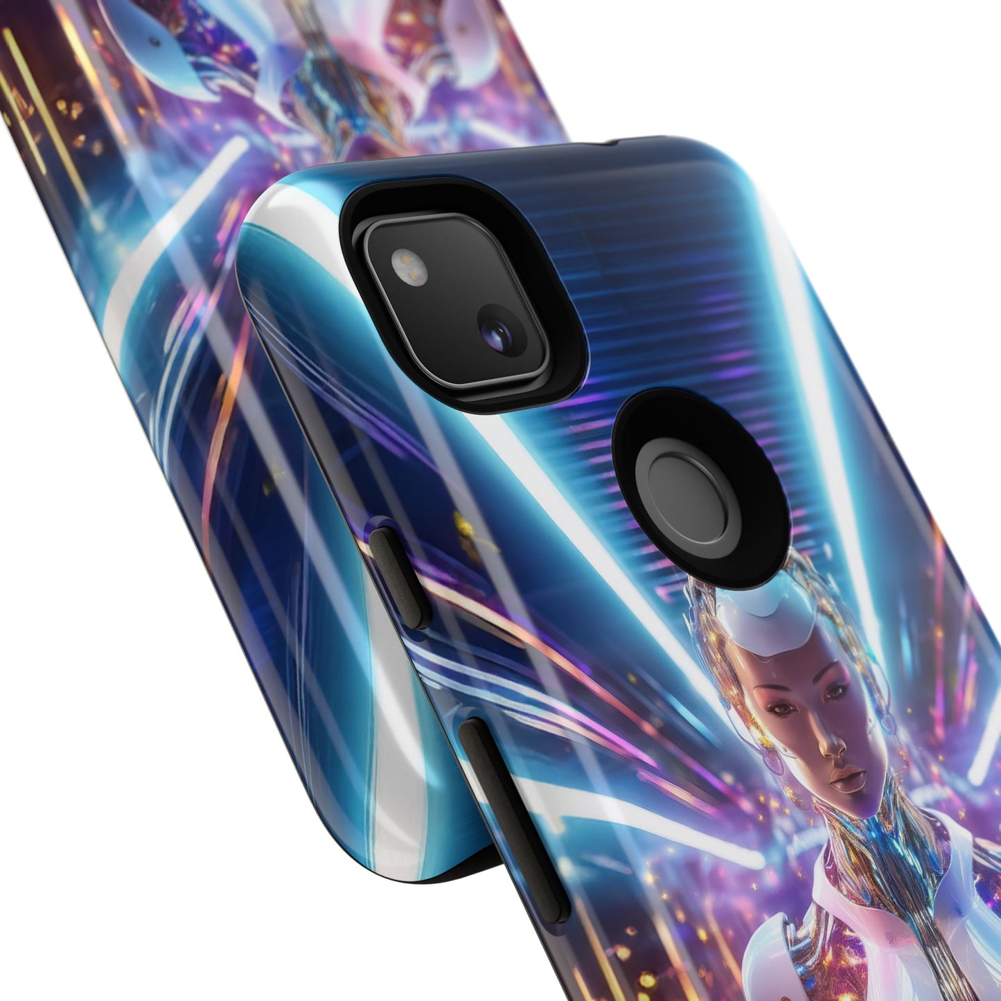 Futuristic Human Android Hybrid Cell Phone Case 007