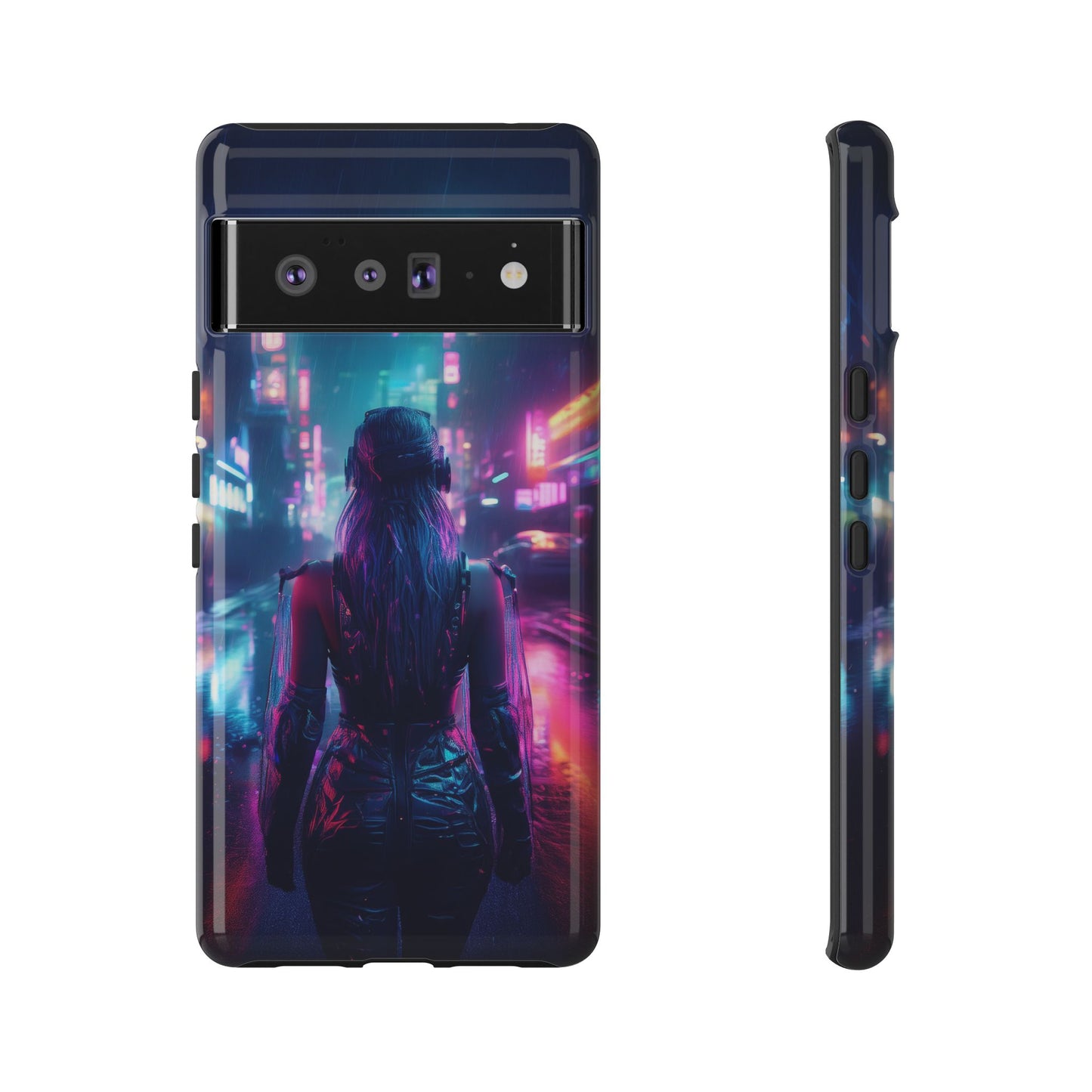 Futuristic Cyberpunk Female Cell Phone Case 032